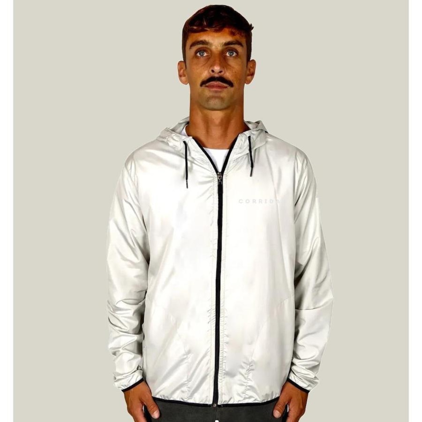 Jaqueta Corta Vento com Capuz Web Surf Shop Corrida -  Masculina - Foto 1