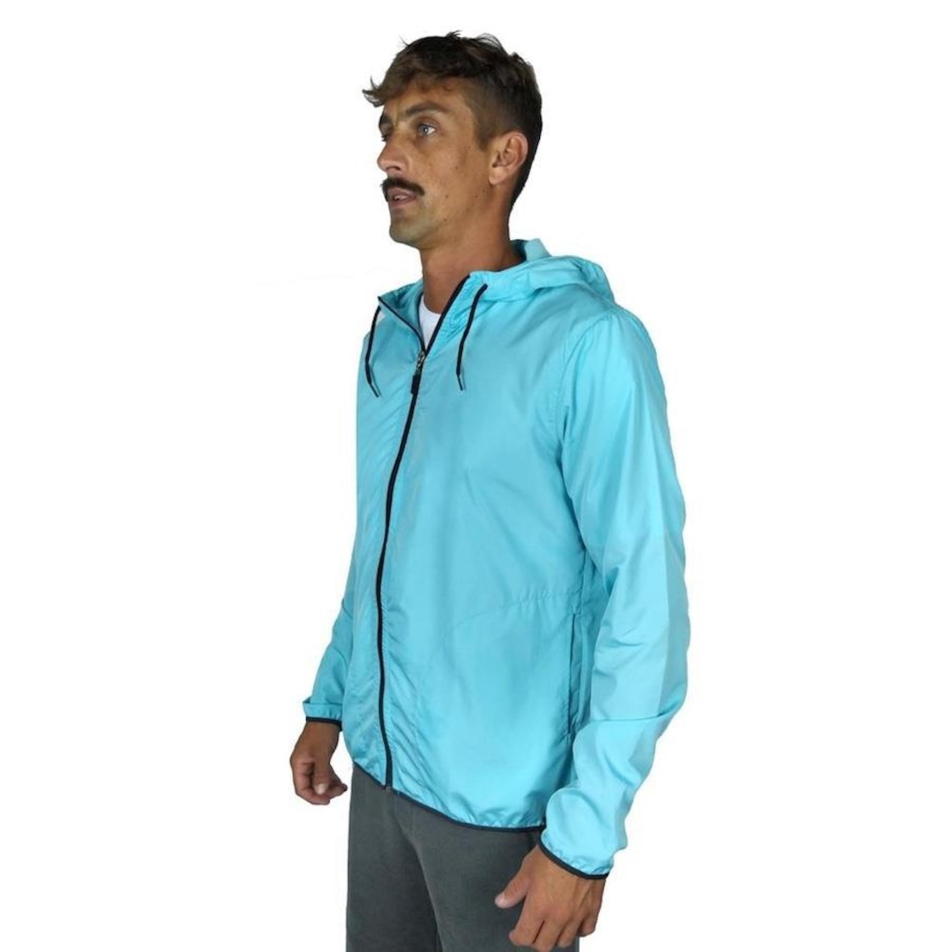 Jaqueta Corta Vento com Capuz Web Surf Shop Corrida -  Masculina - Foto 4