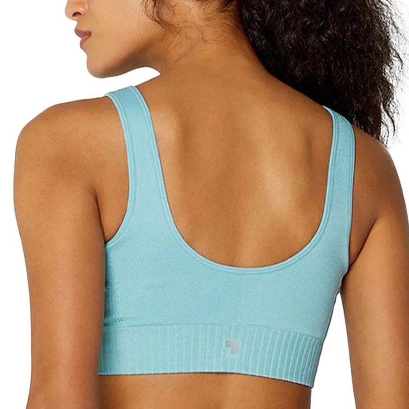 Top Alto Giro Shine Seamless - Feminino - Foto 4