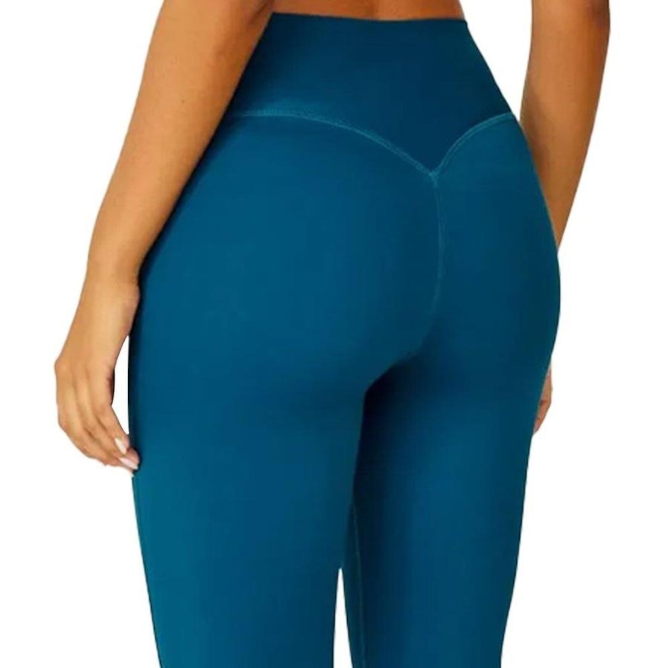 Calça Legging Alto Giro Fusão - Feminina - Foto 4