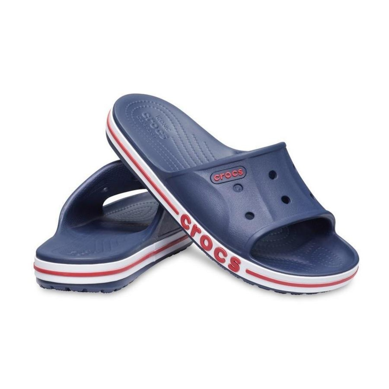 Chinelo Crocs Baya II Slide - Masculino - Foto 3