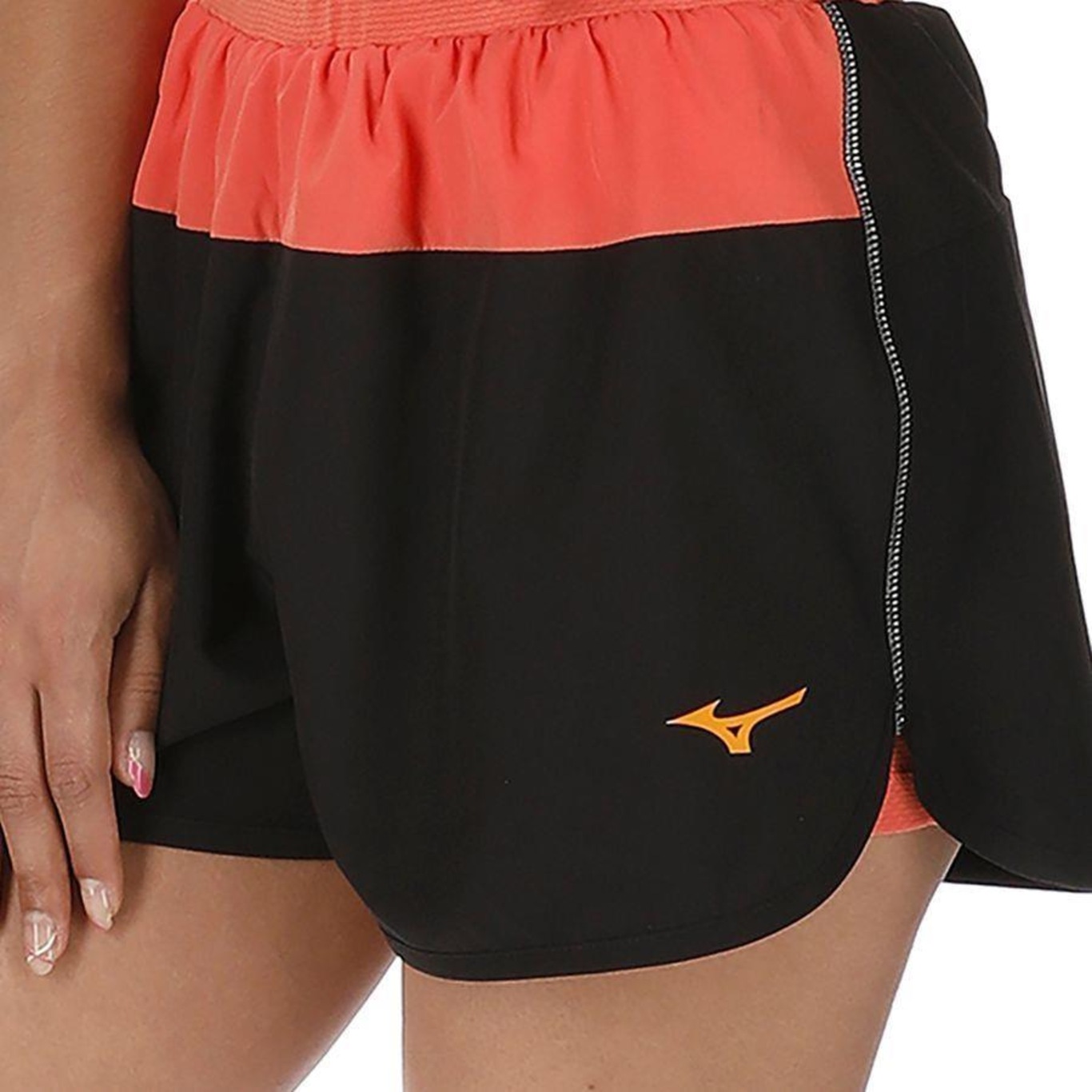 Shorts Mizuno High 2 X1 - Feminino - Foto 3