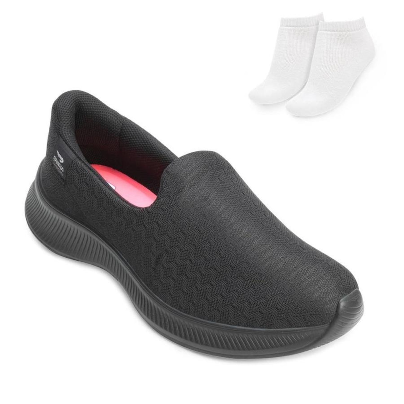 Tênis Slip On Rainha e Meia Ra24 - Feminino - Foto 1