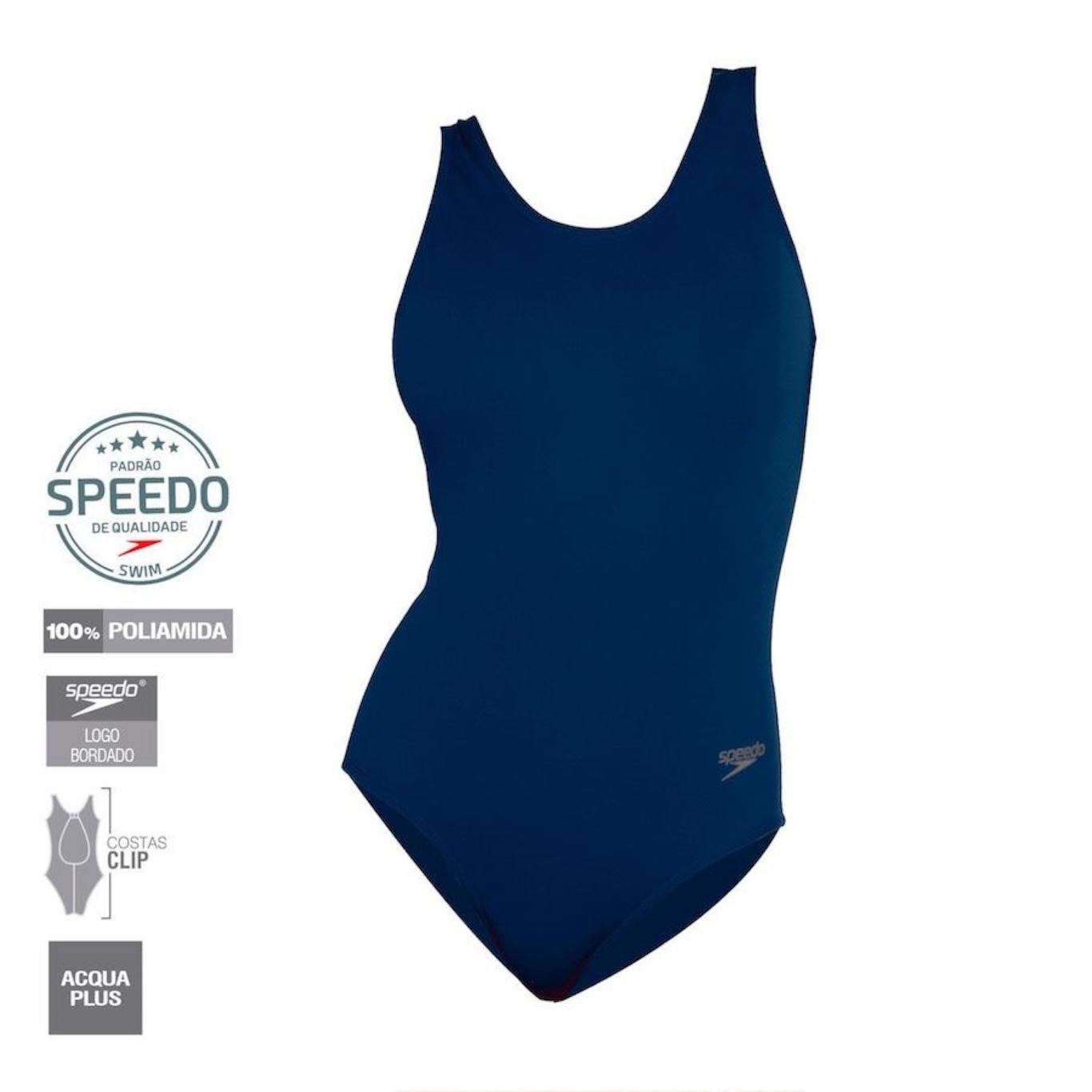 Maiô Speedo Clipback - Adulto - Foto 4