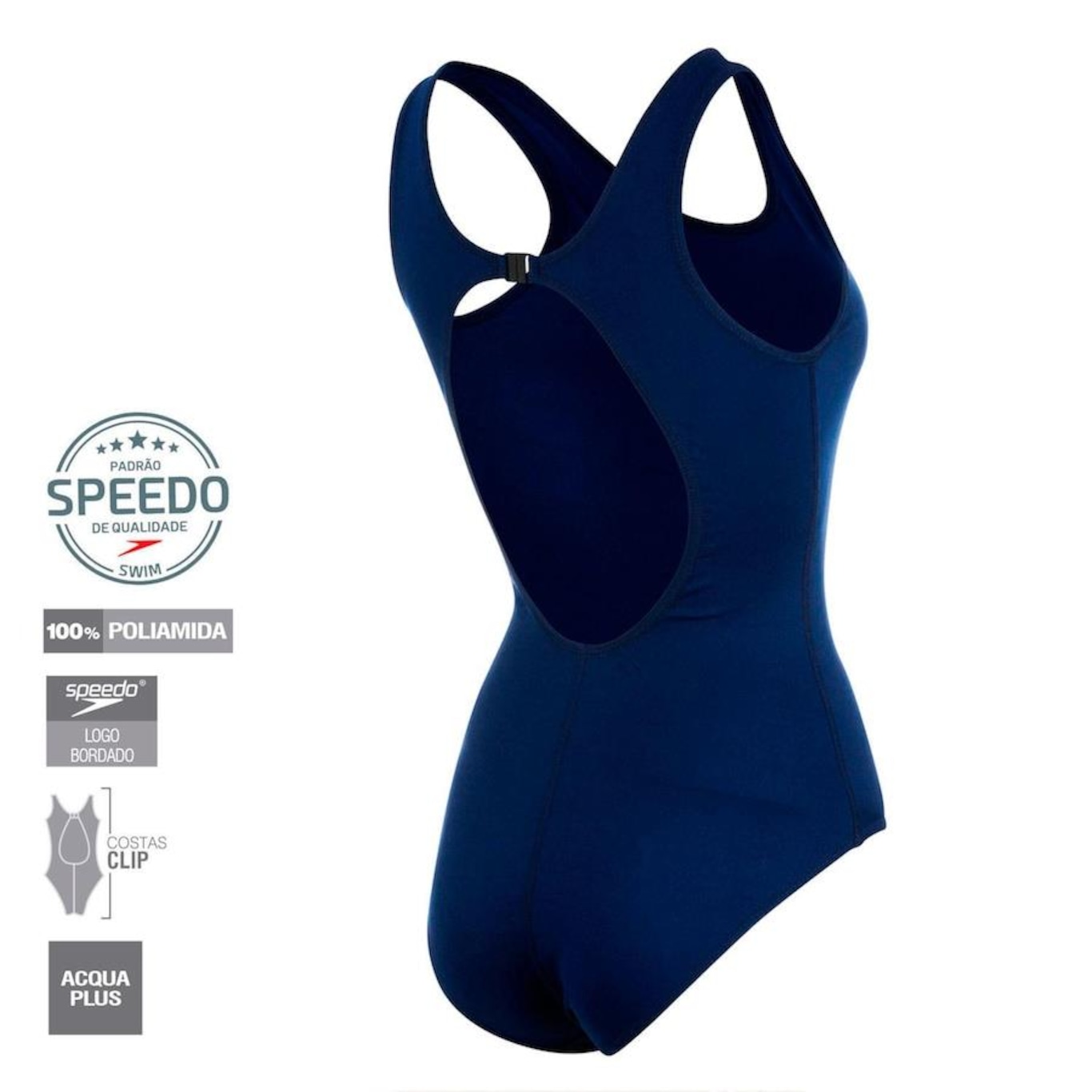 Maiô Speedo Clipback - Adulto - Foto 6