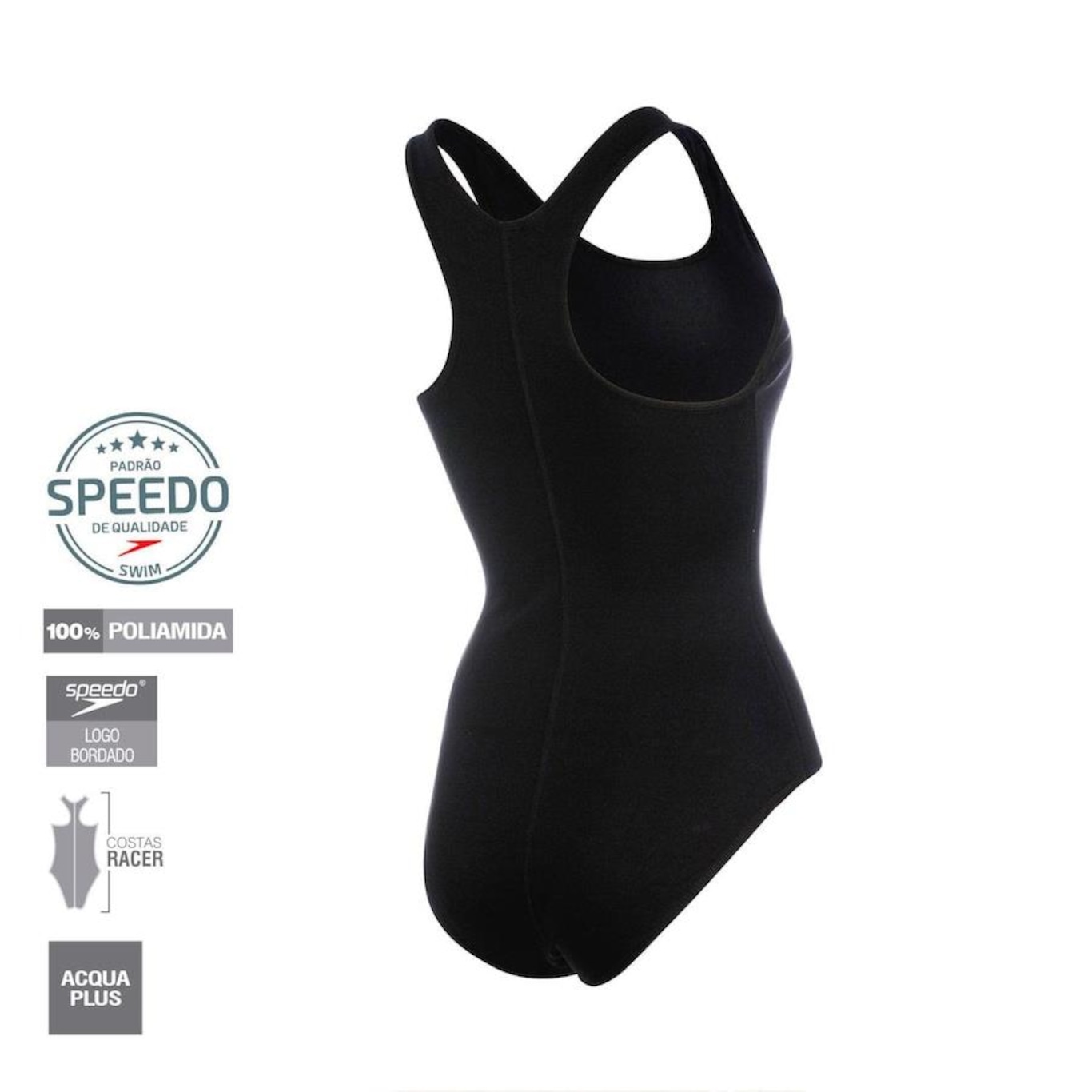 Maiô Speedo Acquaplus - Adulto - Foto 4