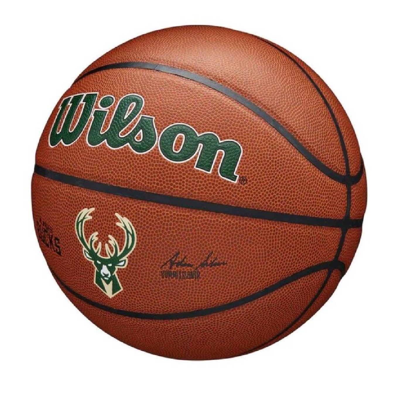 Bola de Basquete Wilson Nba Team Alliance Milwaukee Bucks - Foto 3