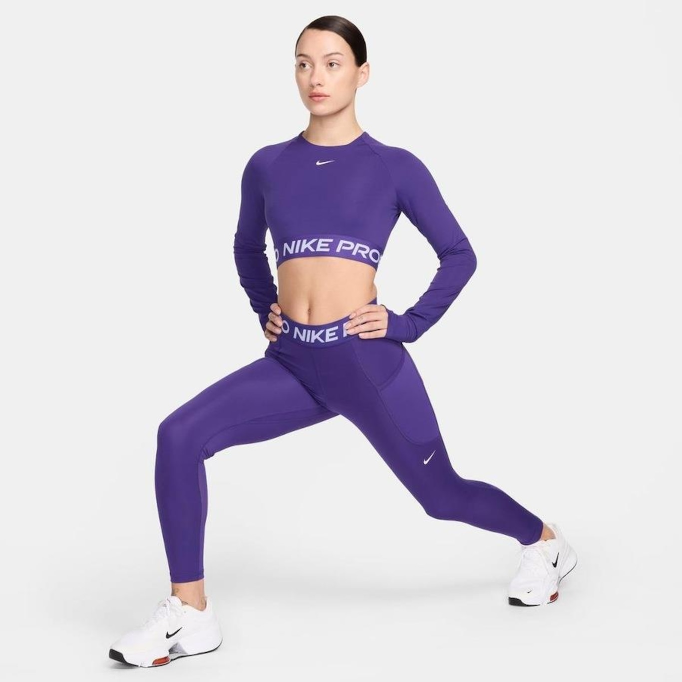 Camiseta Nike Pro 365 Cropped - Feminina - Foto 6