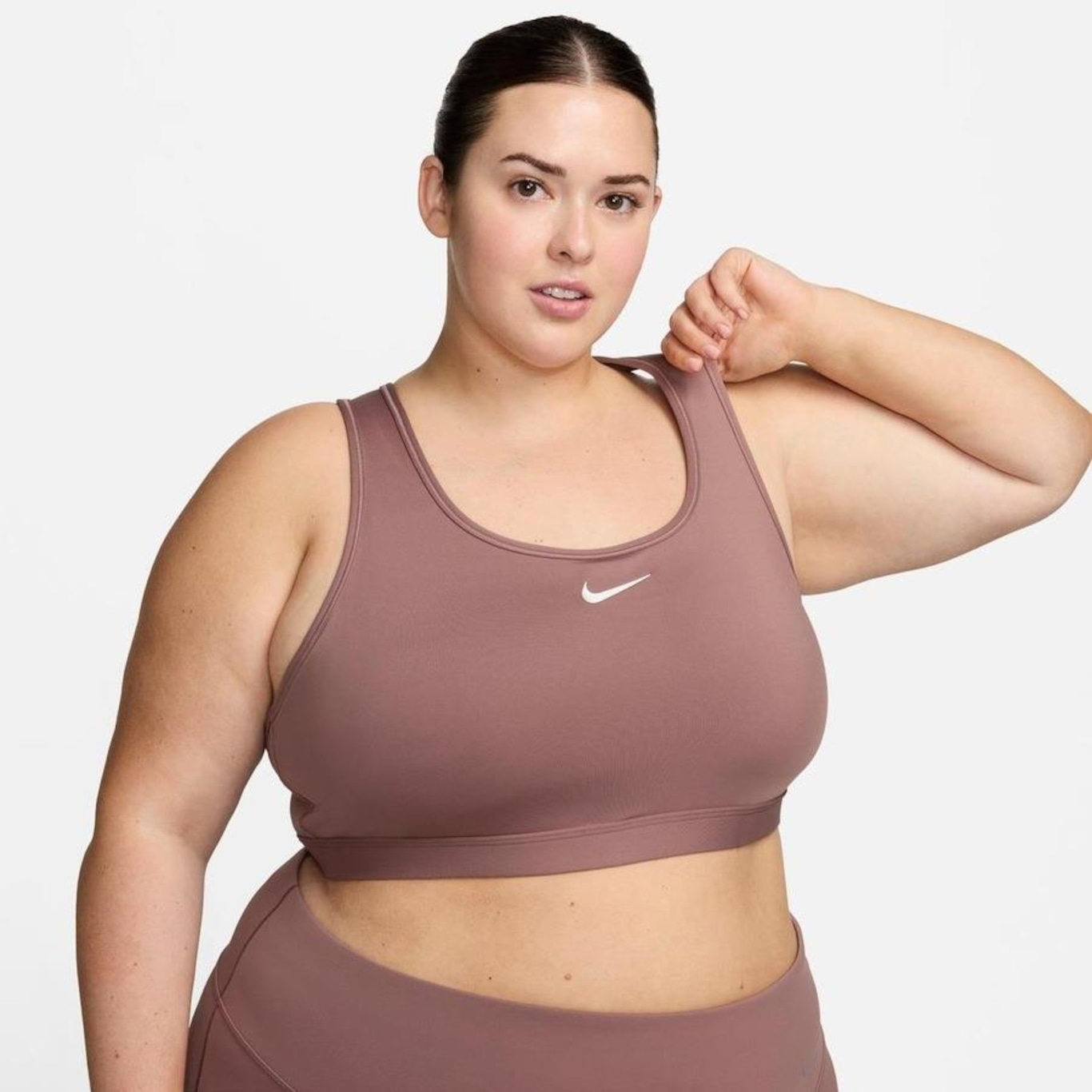 Top Plus Size Nike Swoosh - Feminino - Foto 2