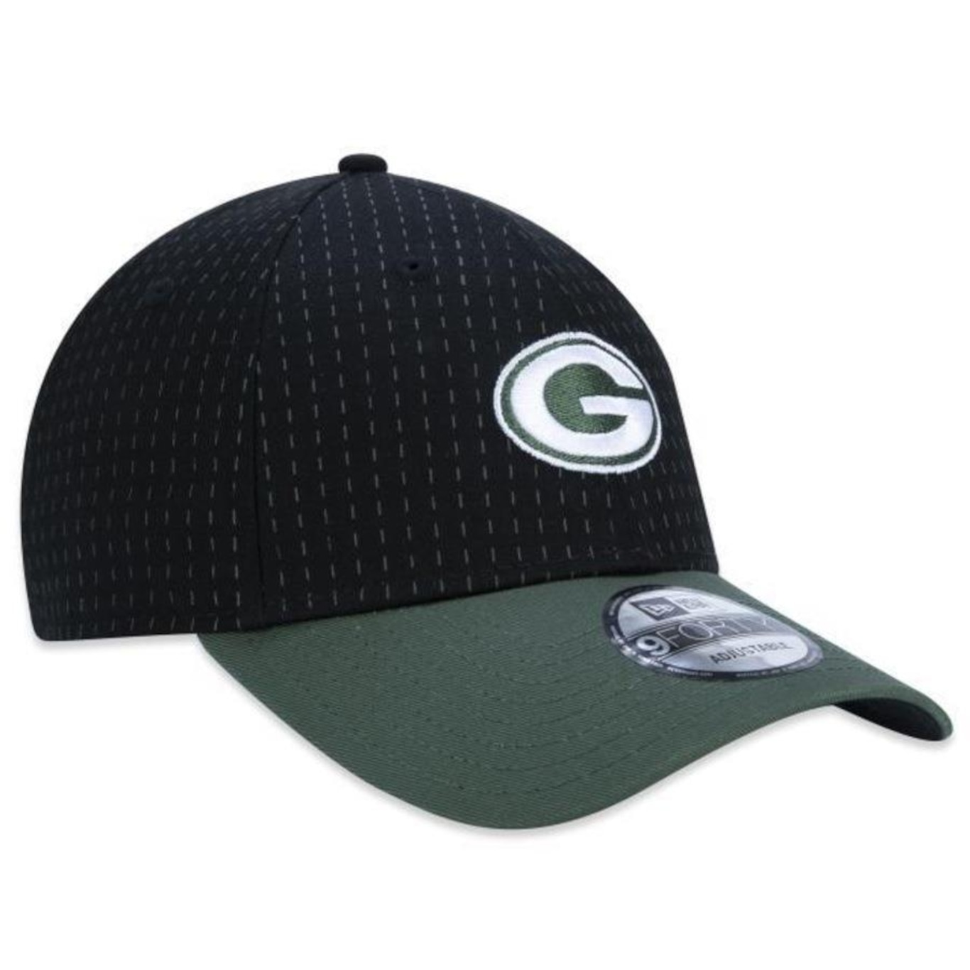 Boné Aba Curva New Era 940 Green Bay Packers Core - Snapback - Adulto - Foto 4