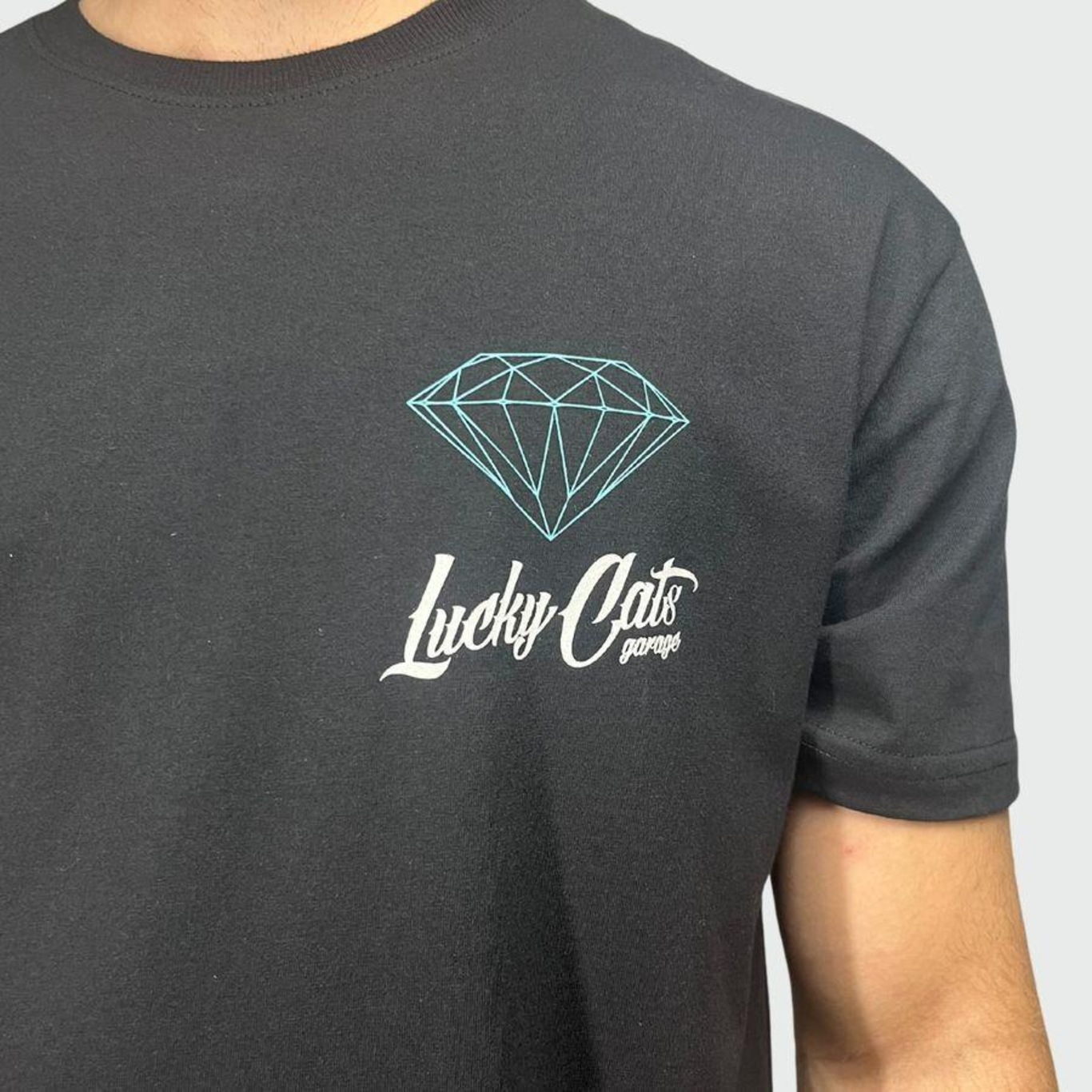 Camiseta Diamond X Illest Lucky Cats Masculina - Foto 4