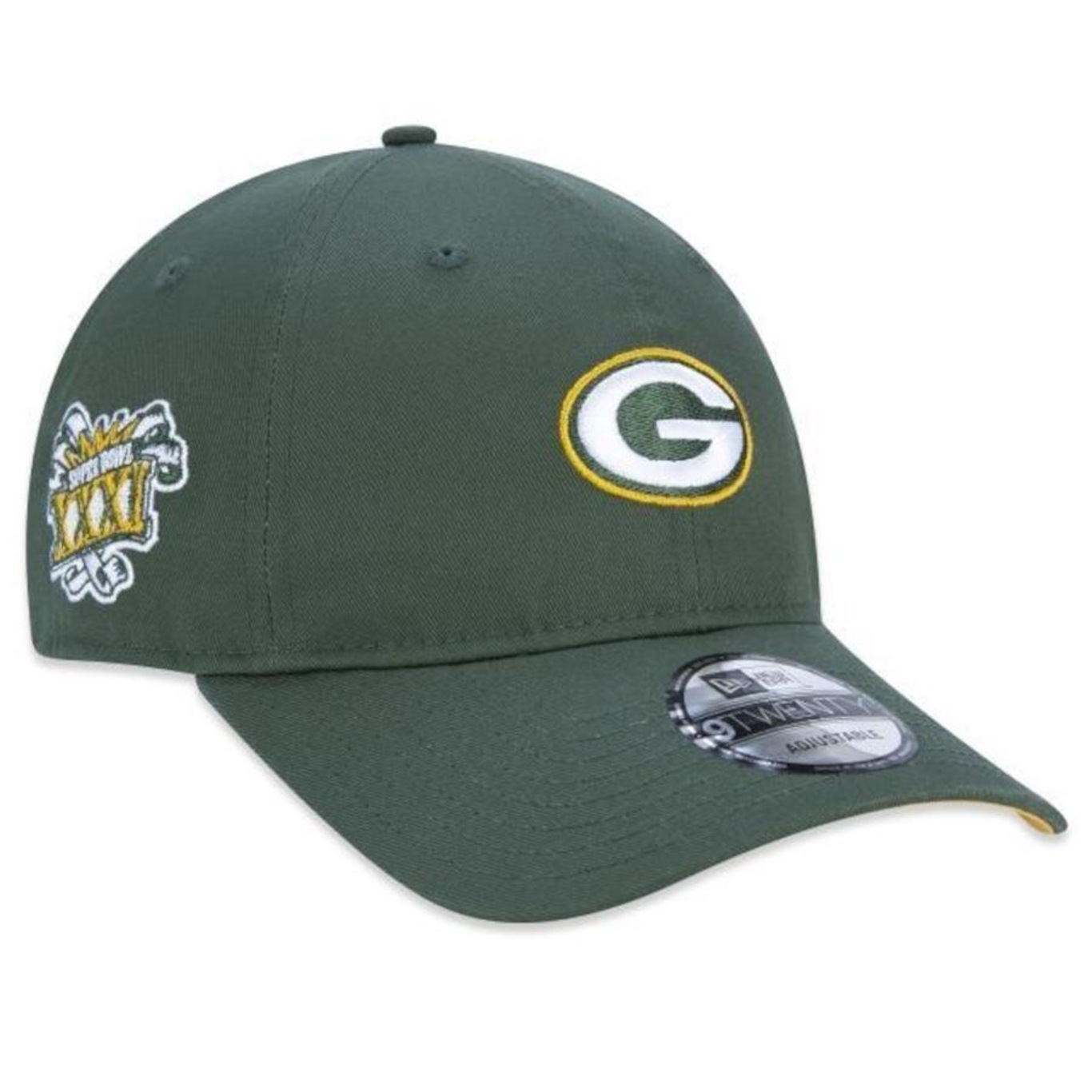 Boné Aba Curva New Era 920 Green Bay Packers Core - Strapback - Adulto - Foto 4