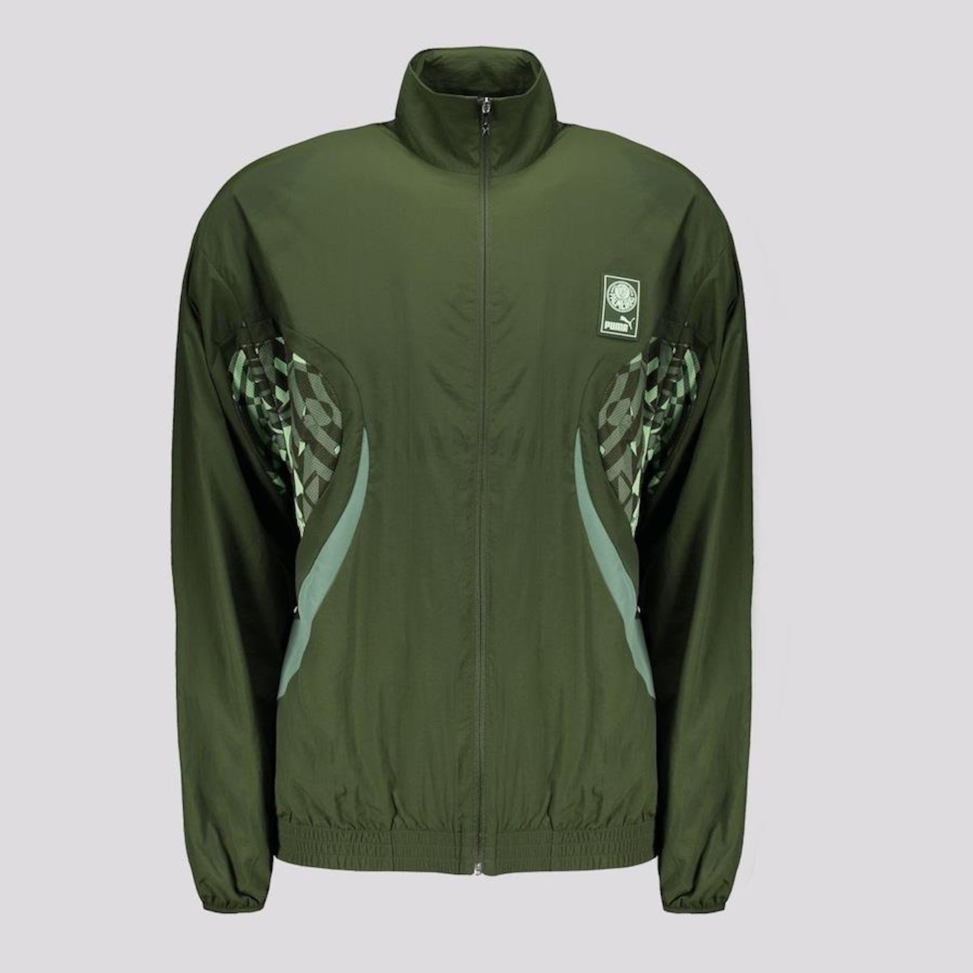 Jaqueta sem Capuz do Palmeiras Ftbl Nrgy Woven Puma - Masculina - Foto 1