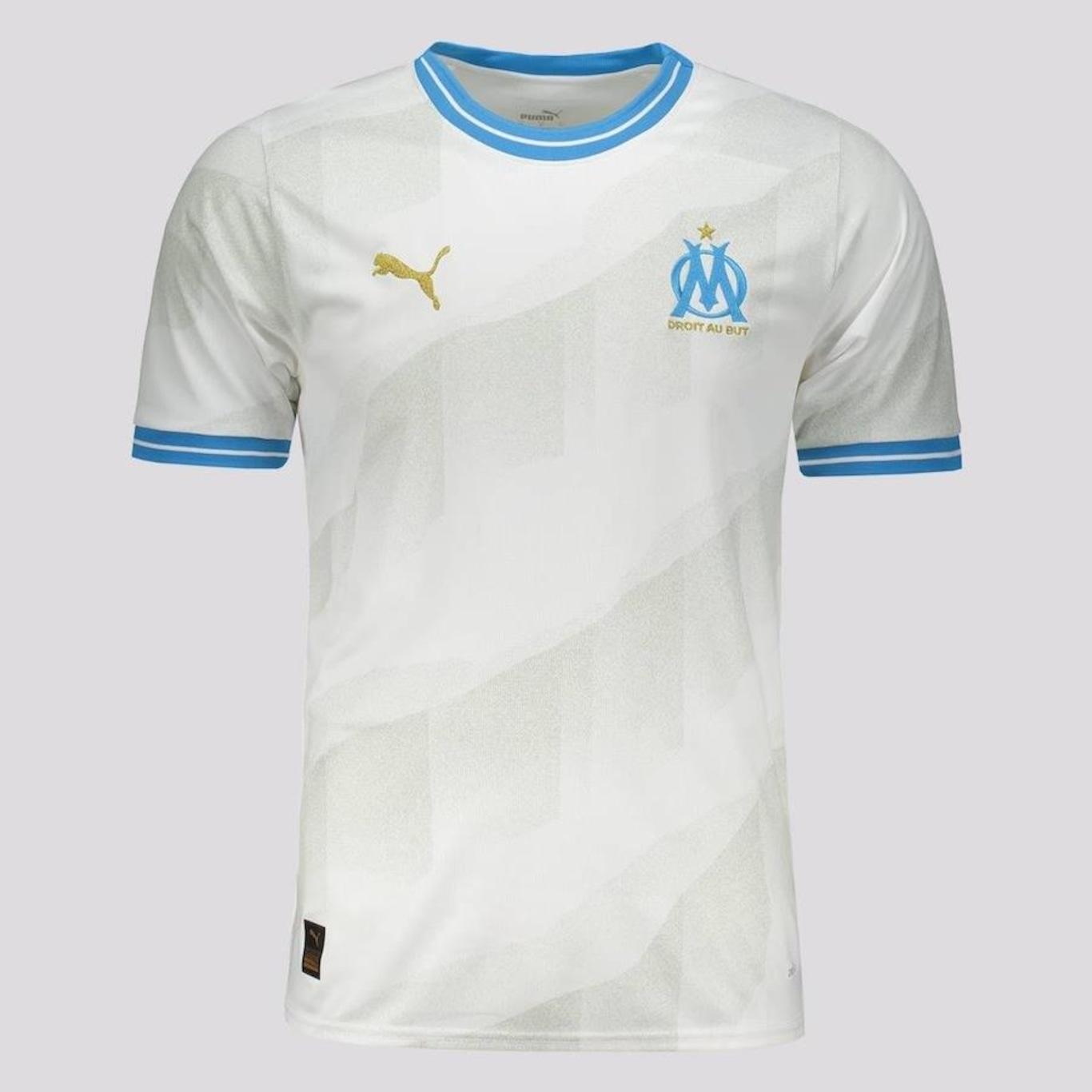 Camisa do Olympique de Marseille Home 2024 sem Patrocínio Puma - Masculina - Foto 1