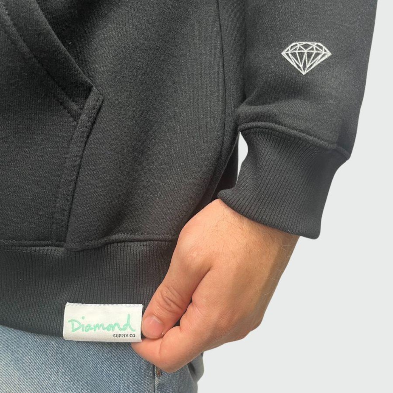 Blusão de Moletom Diamond X Illest Hoodie - Masculino - Foto 5