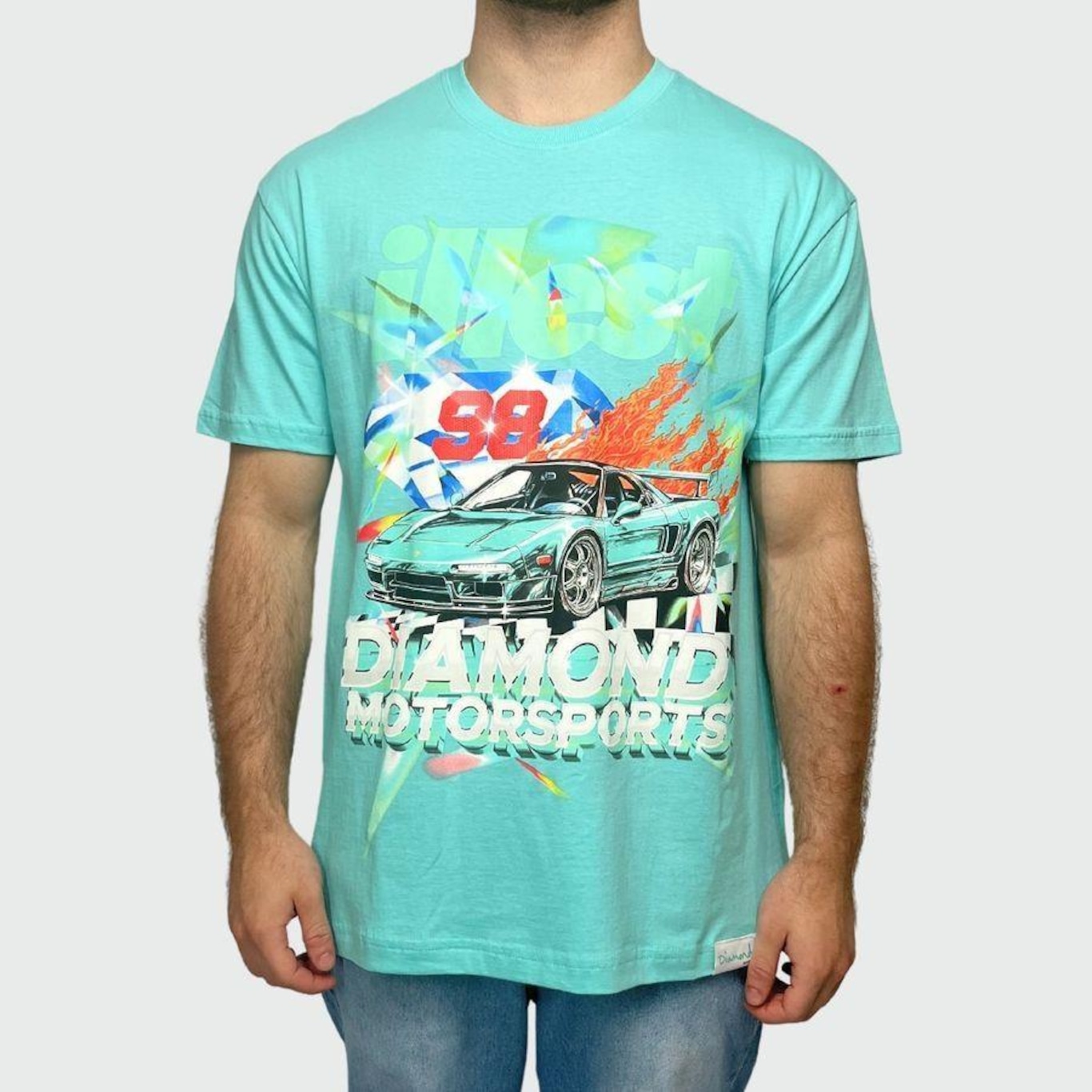 Camiseta Diamond X Illest  Motorsports Tee Masculina - Foto 1