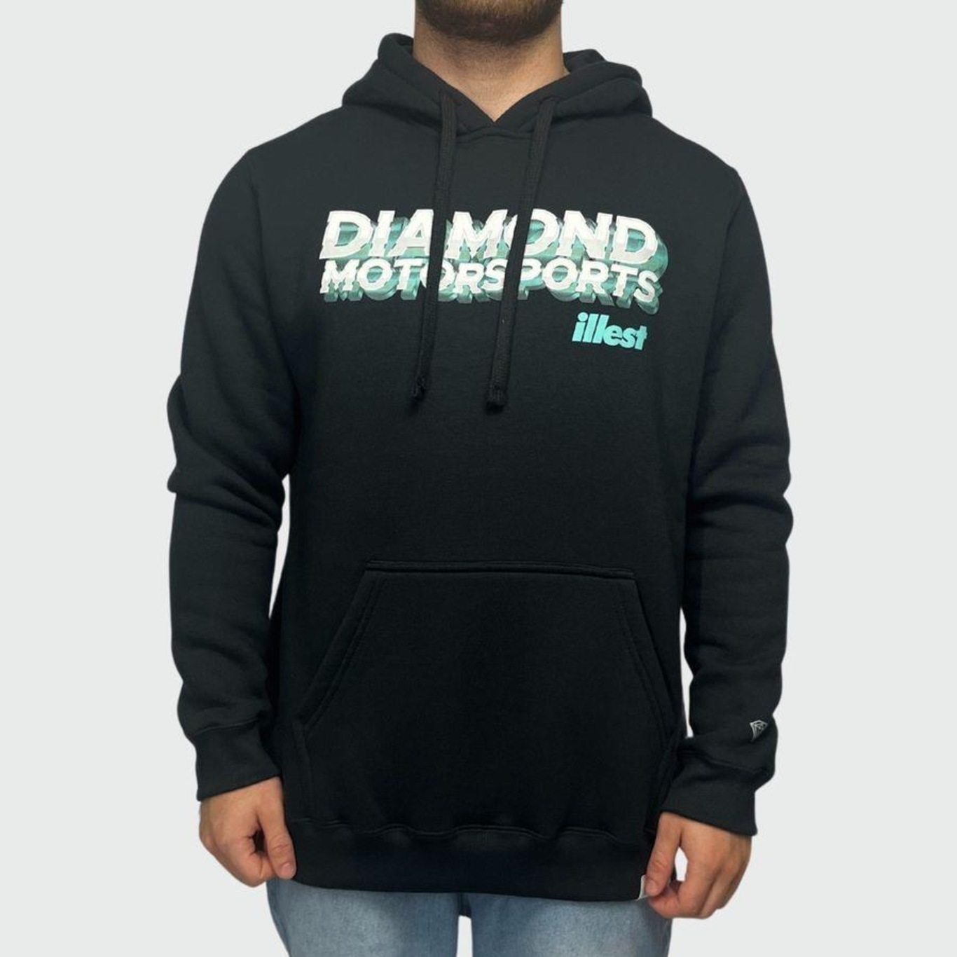 Blusão de Moletom Diamond X Illest Motorsports Hoodie - Masculino - Foto 1