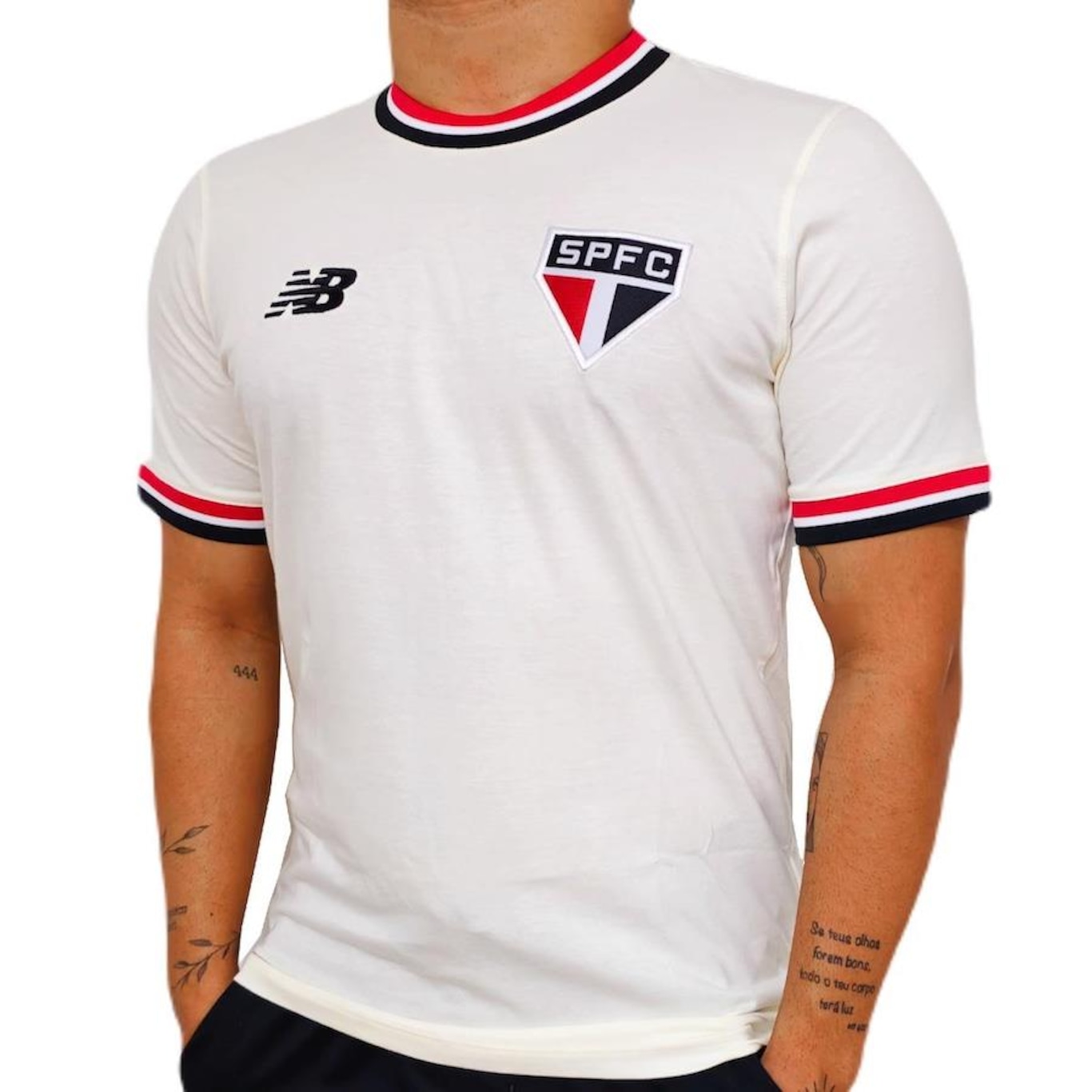 Camisa do São Paulo 2024 Retrô New Balance - Masculina - Foto 2