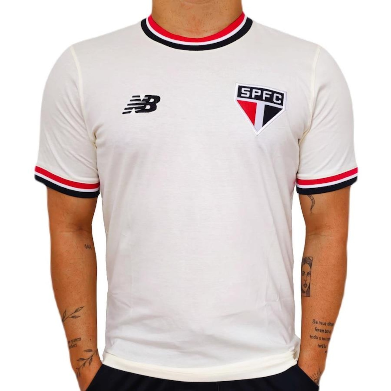 Camisa do São Paulo 2024 Retrô New Balance - Masculina - Foto 3