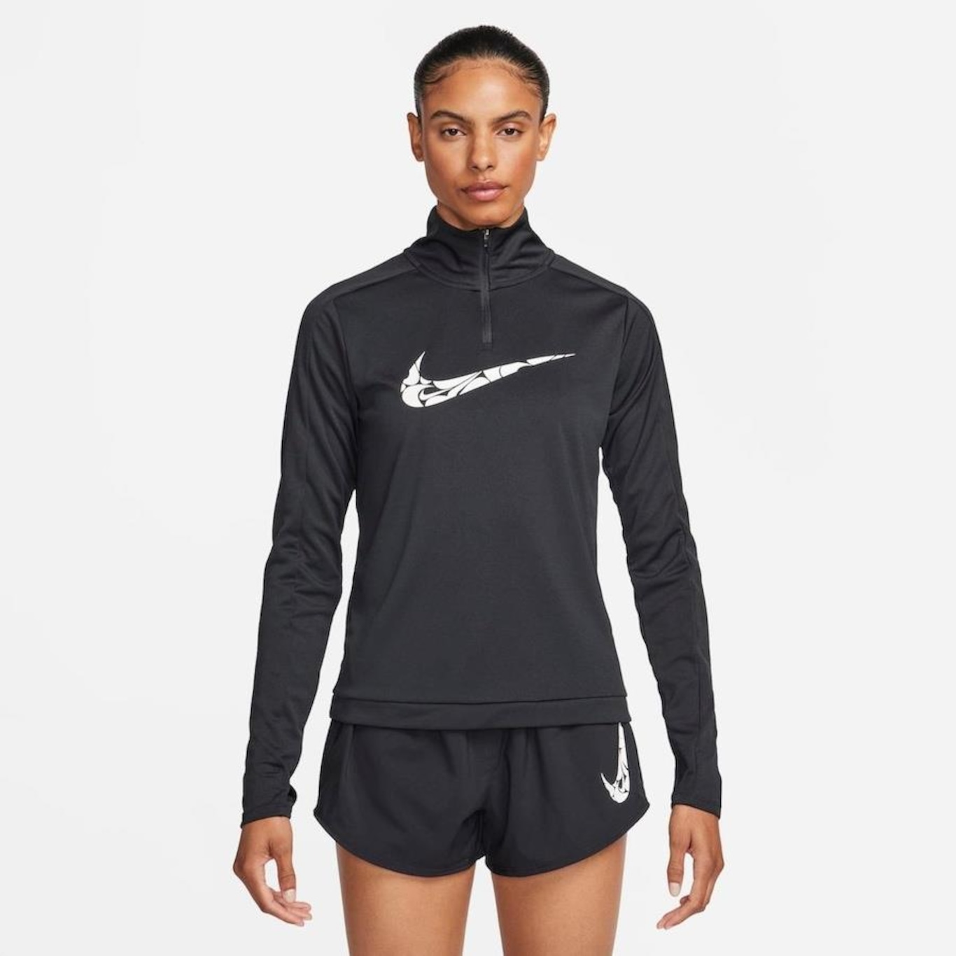 Camiseta Nike Dri-Fit Swoosh - Feminina - Foto 1