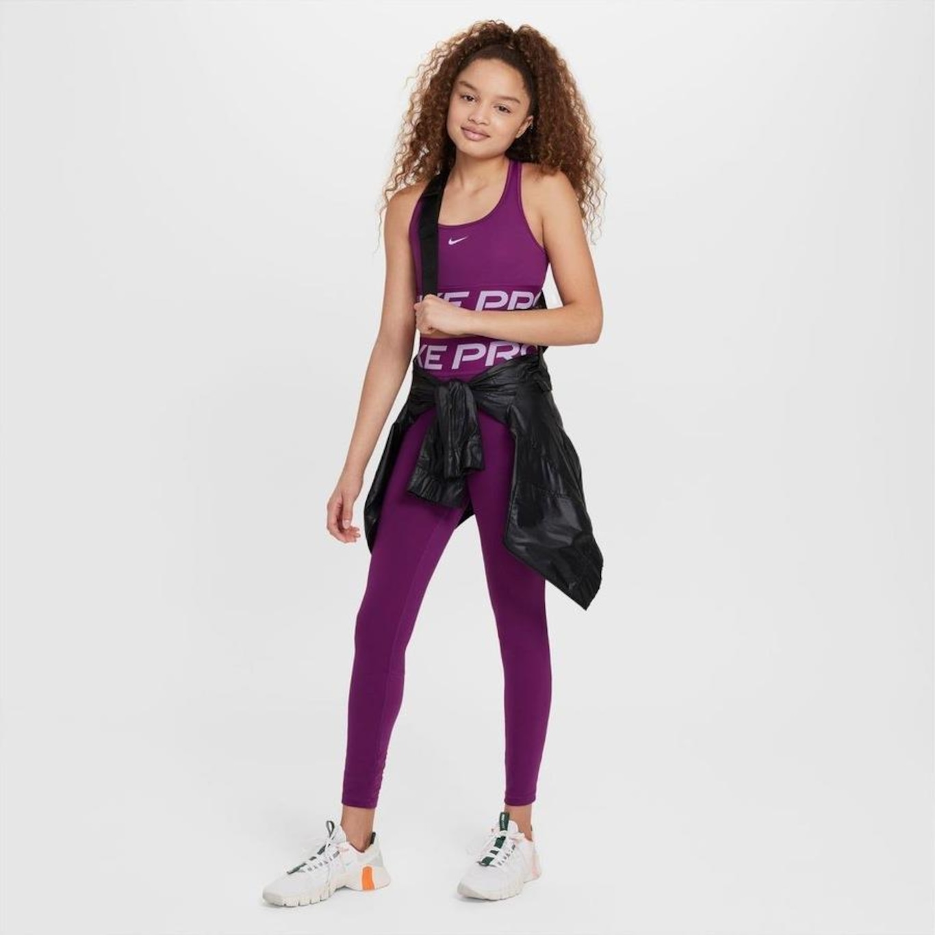 Top Nike Pro Swoosh - Infantil - Foto 6