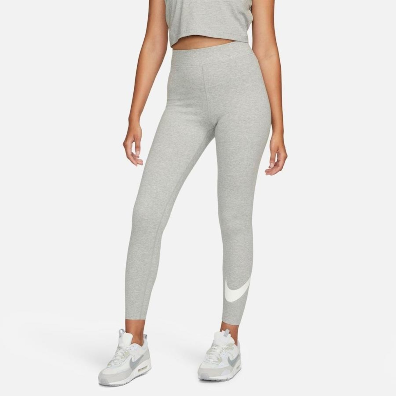 Calça Legging Nike Sportswear Swoosh - Feminina - Foto 1