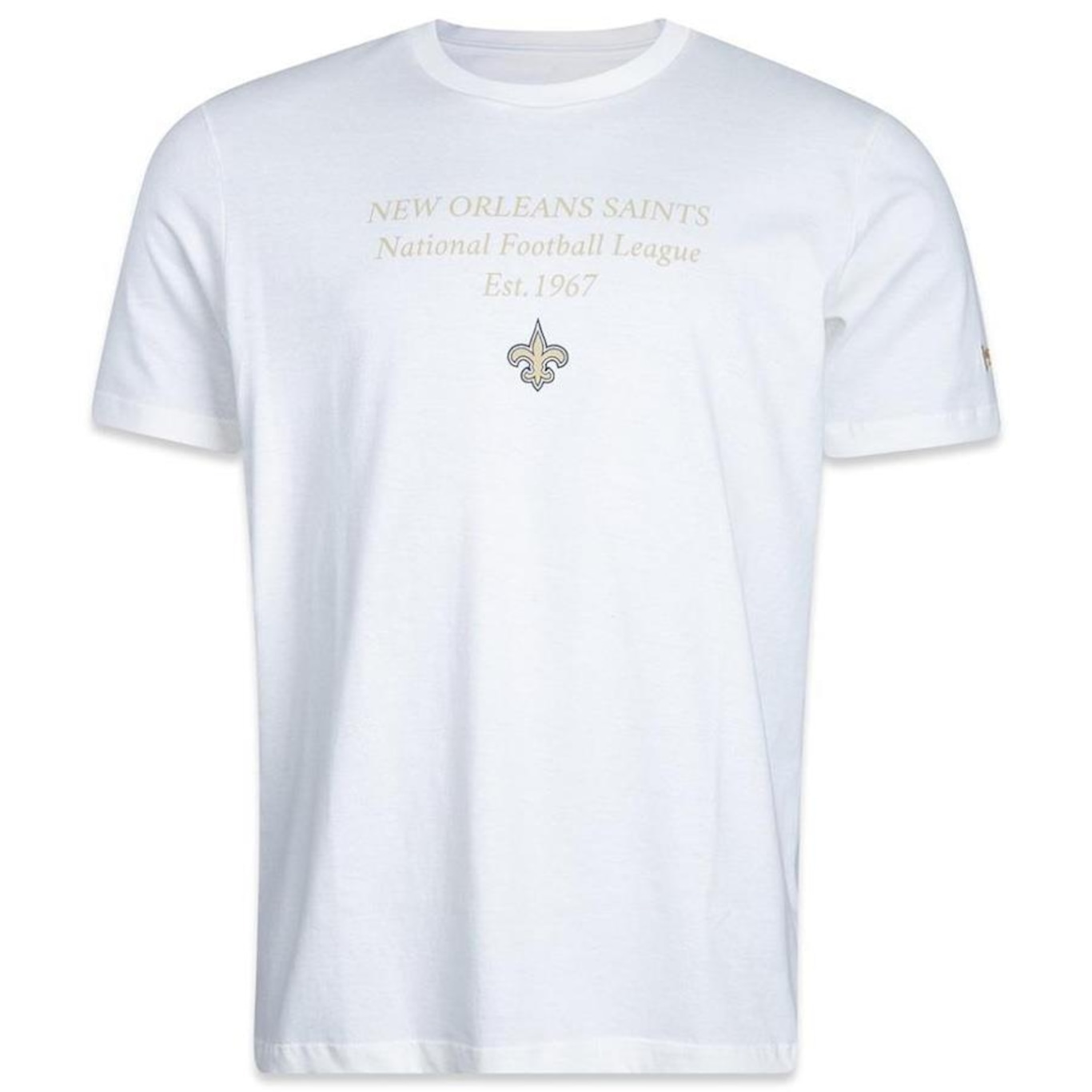 Camiseta New Era New Orleans Saints Nfl Regular - Masculina - Foto 1