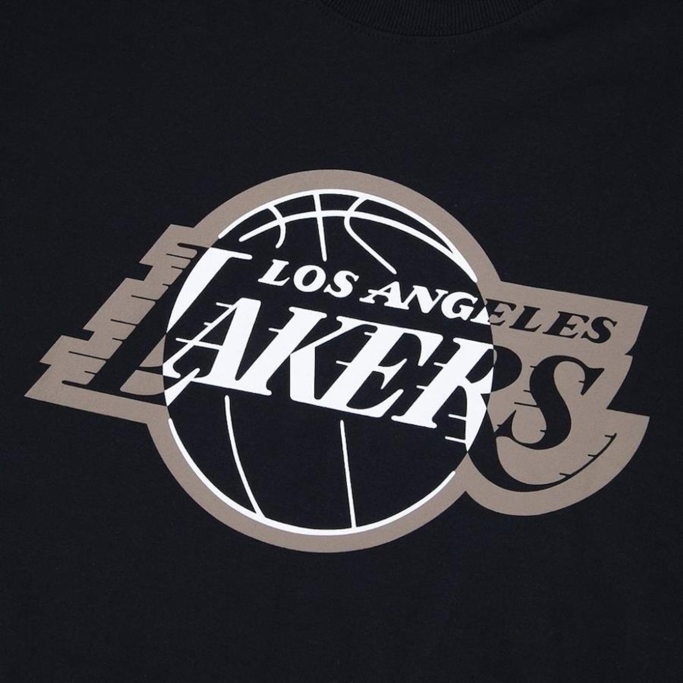 Camiseta New Era Los Angeles Lakers Nba Regular Core - Masculina - Foto 3