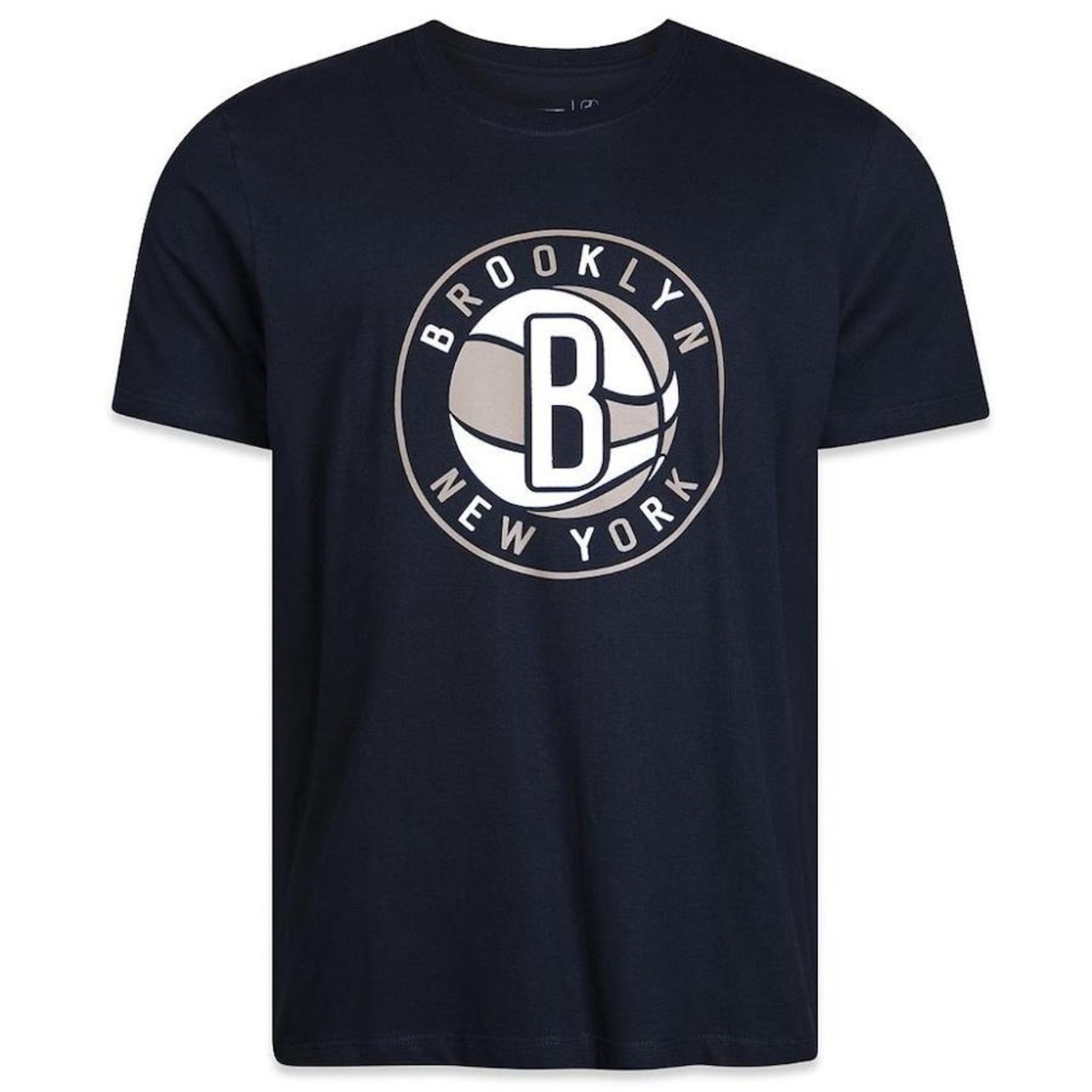 Camiseta New Era Brooklyn Nets Nba Regular Core - Masculina - Foto 1