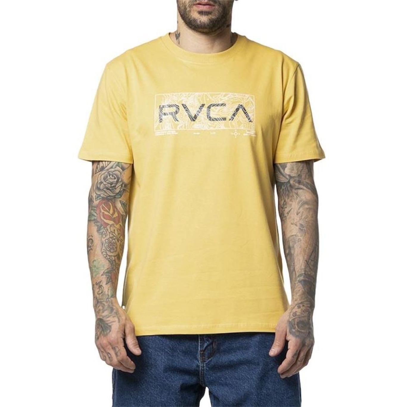 Camiseta Rvca Big Top - Masculina - Foto 1