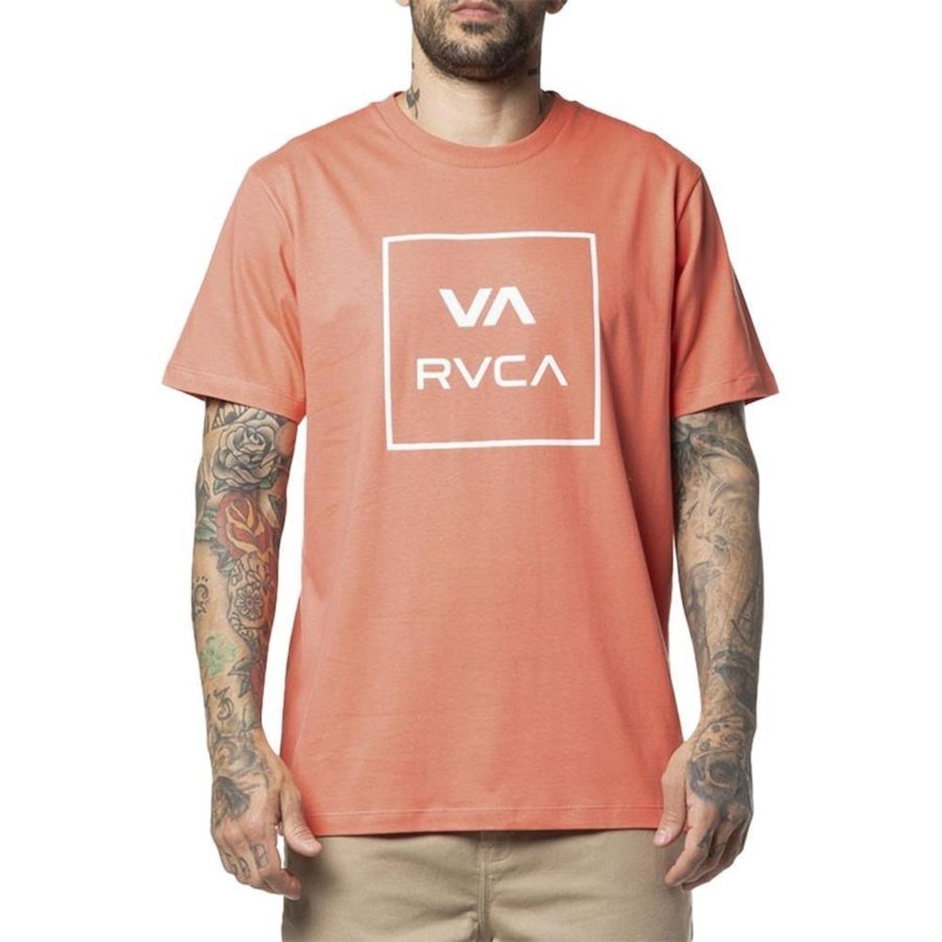 Camiseta Rvca Va All The Way - Masculina - Foto 1