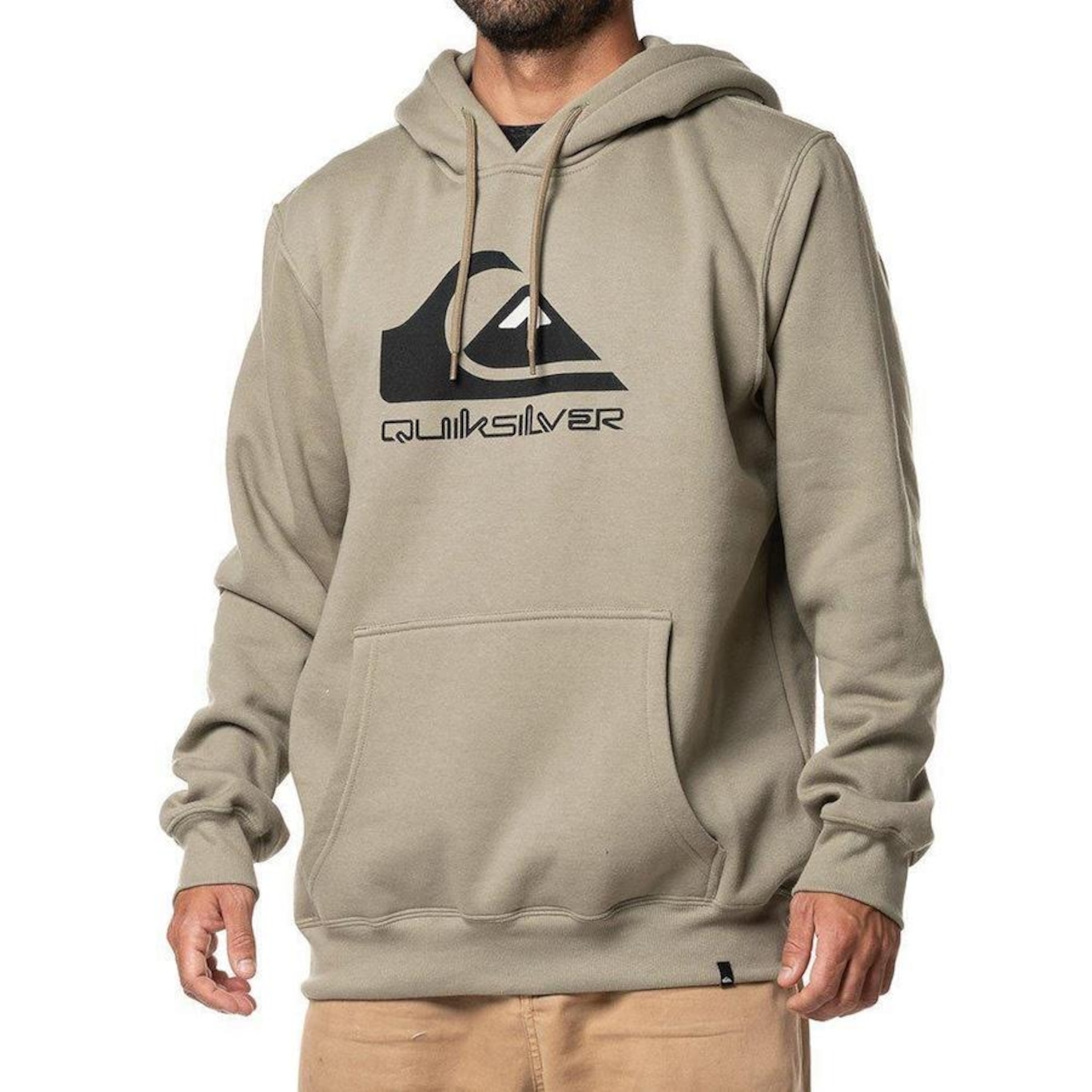 Blusão de Moletom Quiksilver Canguru Full Logo - Masculino - Foto 2