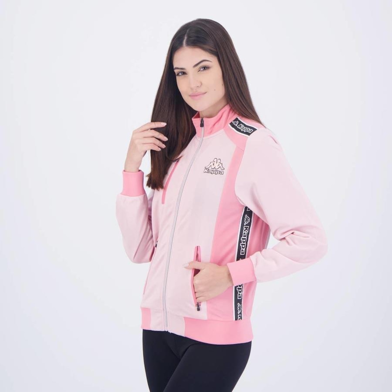 Jaqueta sem Capuz Kappa Trilobal Sport Wess - Feminina - Foto 3