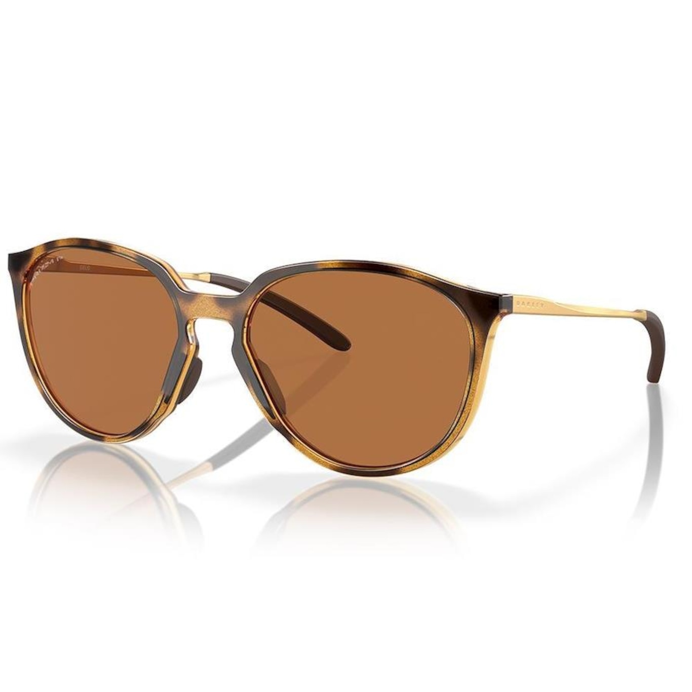 Óculos de Sol Unissex Oakley Sielo Polished Brown Tortoise 0357 - Foto 1