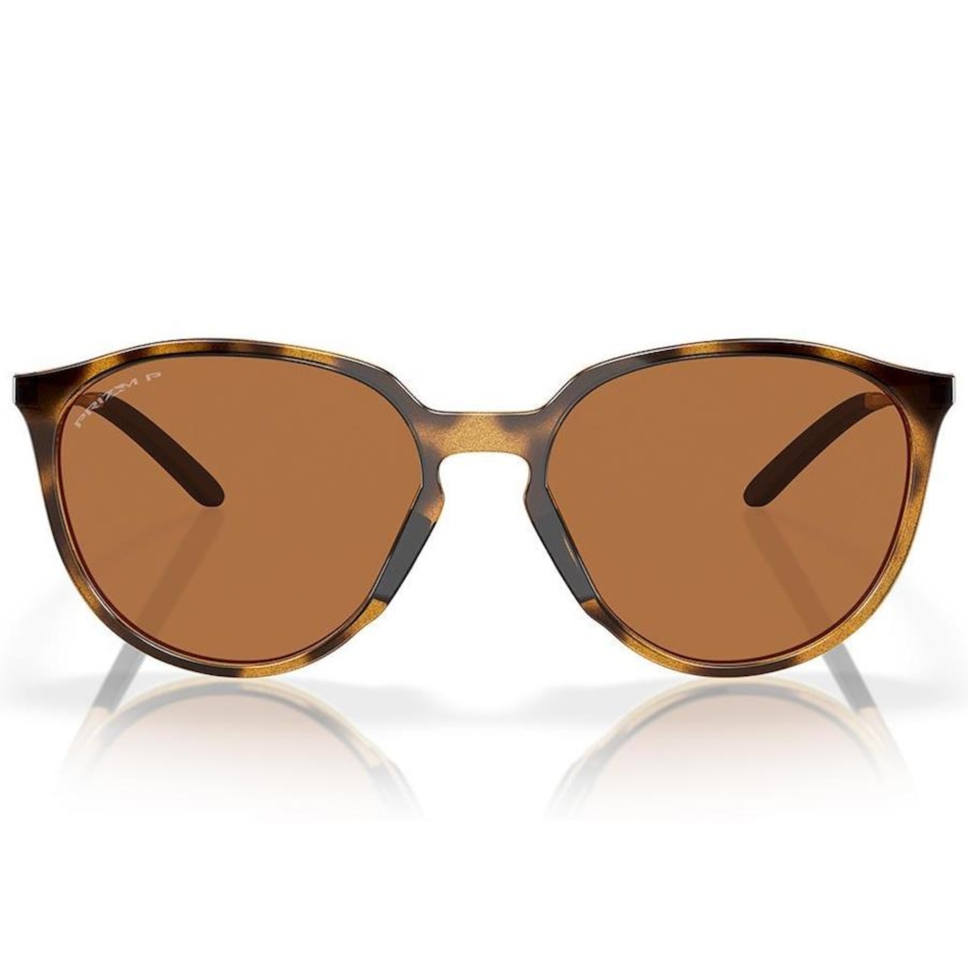 Óculos de Sol Unissex Oakley Sielo Polished Brown Tortoise 0357 - Foto 4