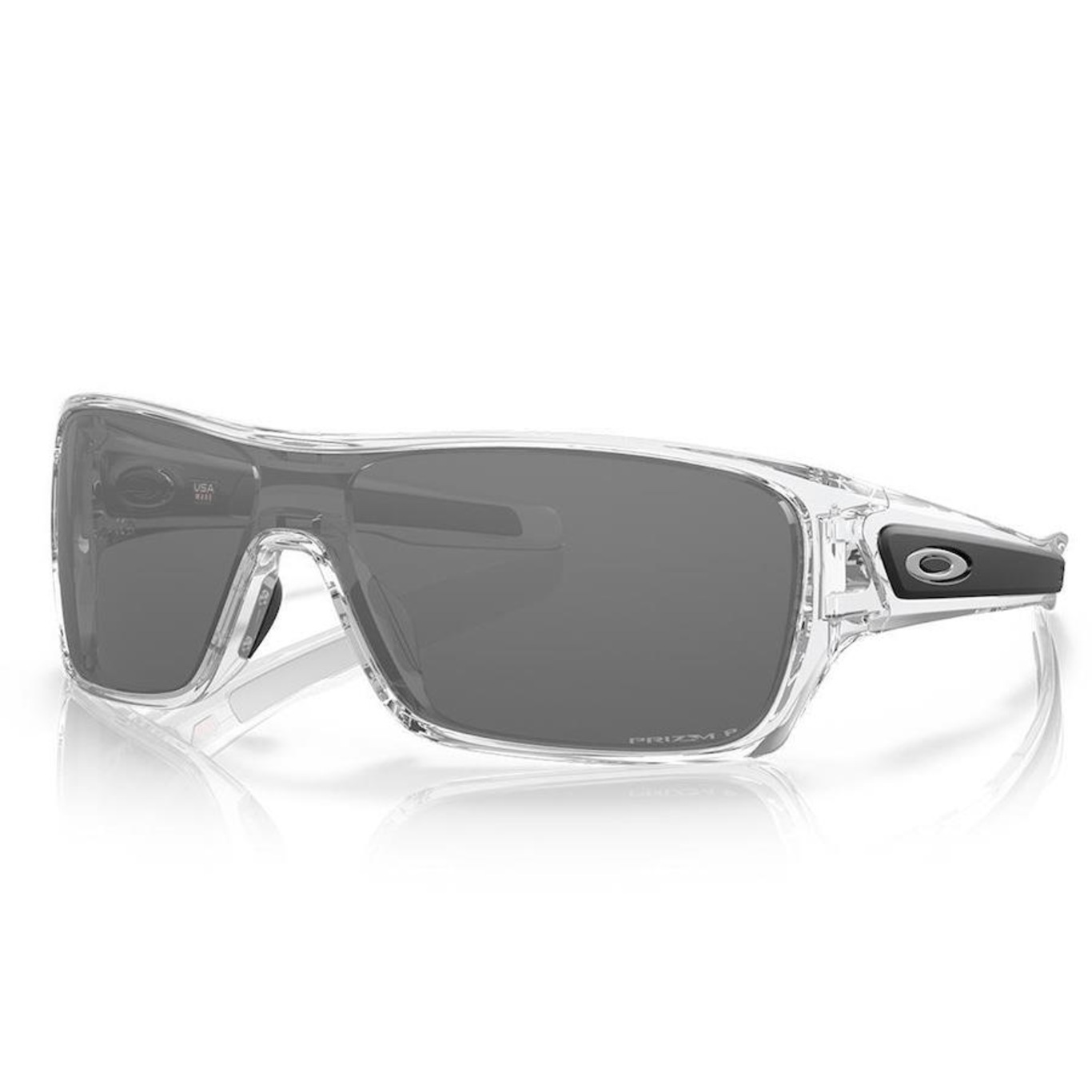 Óculos de Sol Unissex Oakley Turbine Rotor Polished Clear 1632 - Foto 1