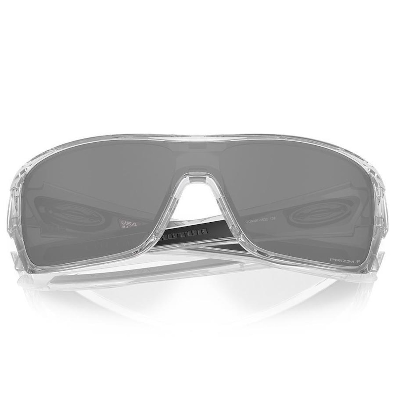 Óculos de Sol Unissex Oakley Turbine Rotor Polished Clear 1632 - Foto 4