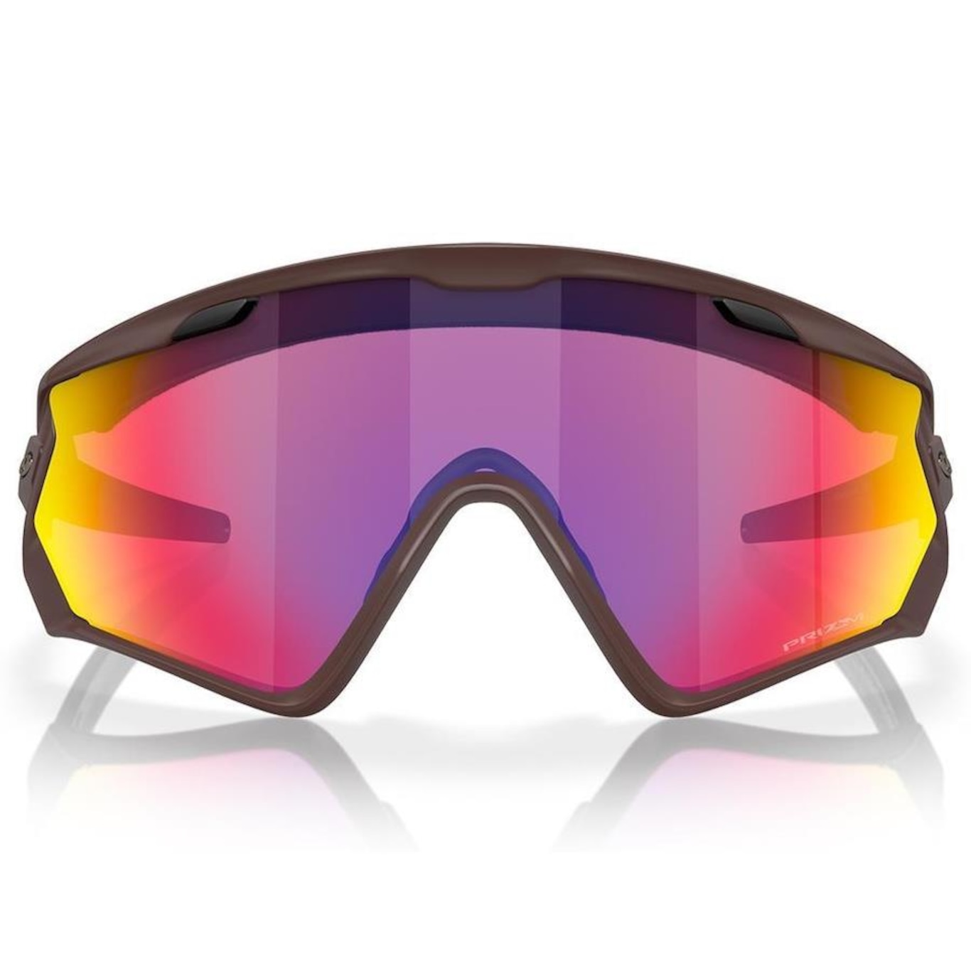 Óculos de Sol Unissex Oakley Wind Jacket 2.0 Matte Grenache 2945 - Foto 3