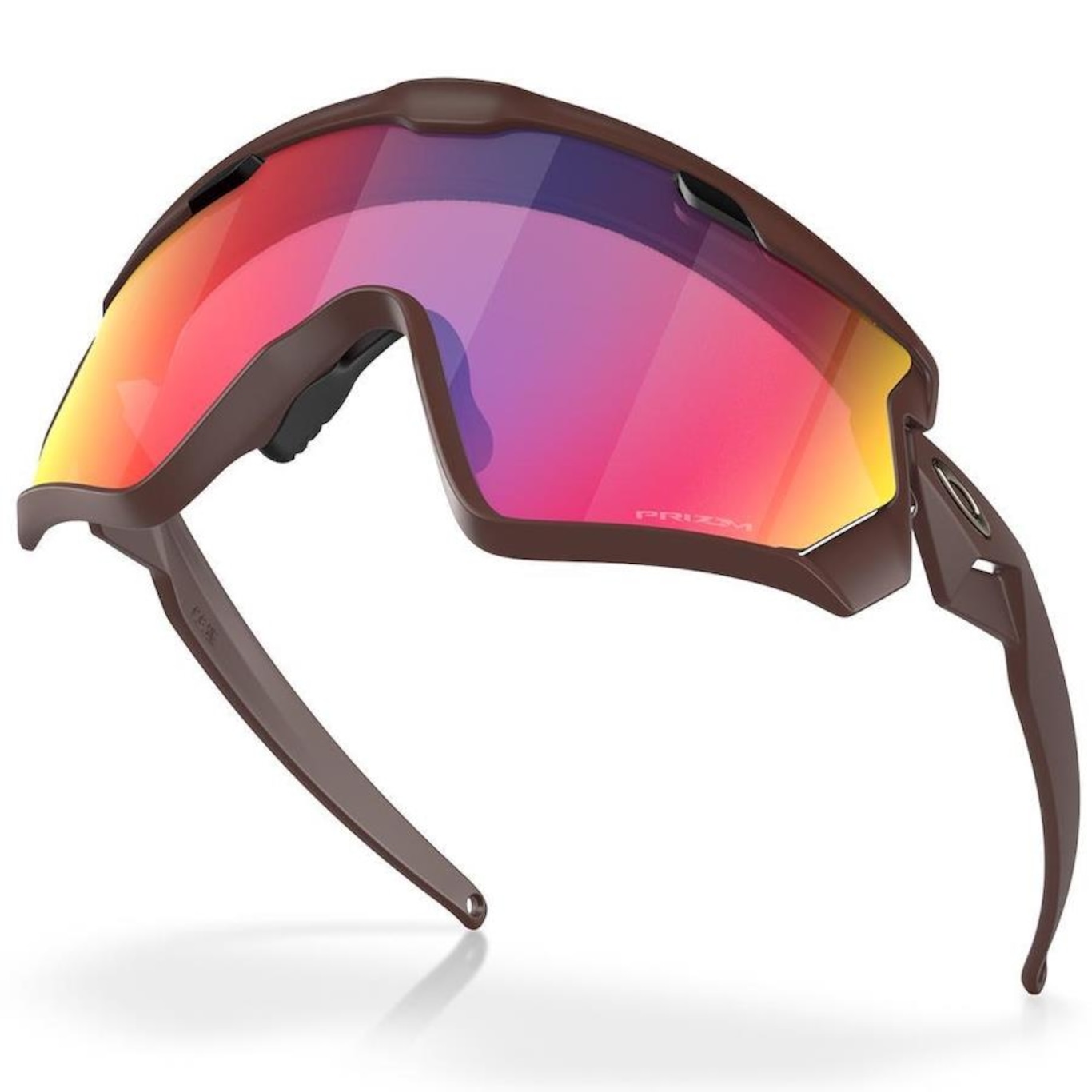 Óculos de Sol Unissex Oakley Wind Jacket 2.0 Matte Grenache 2945 - Foto 6