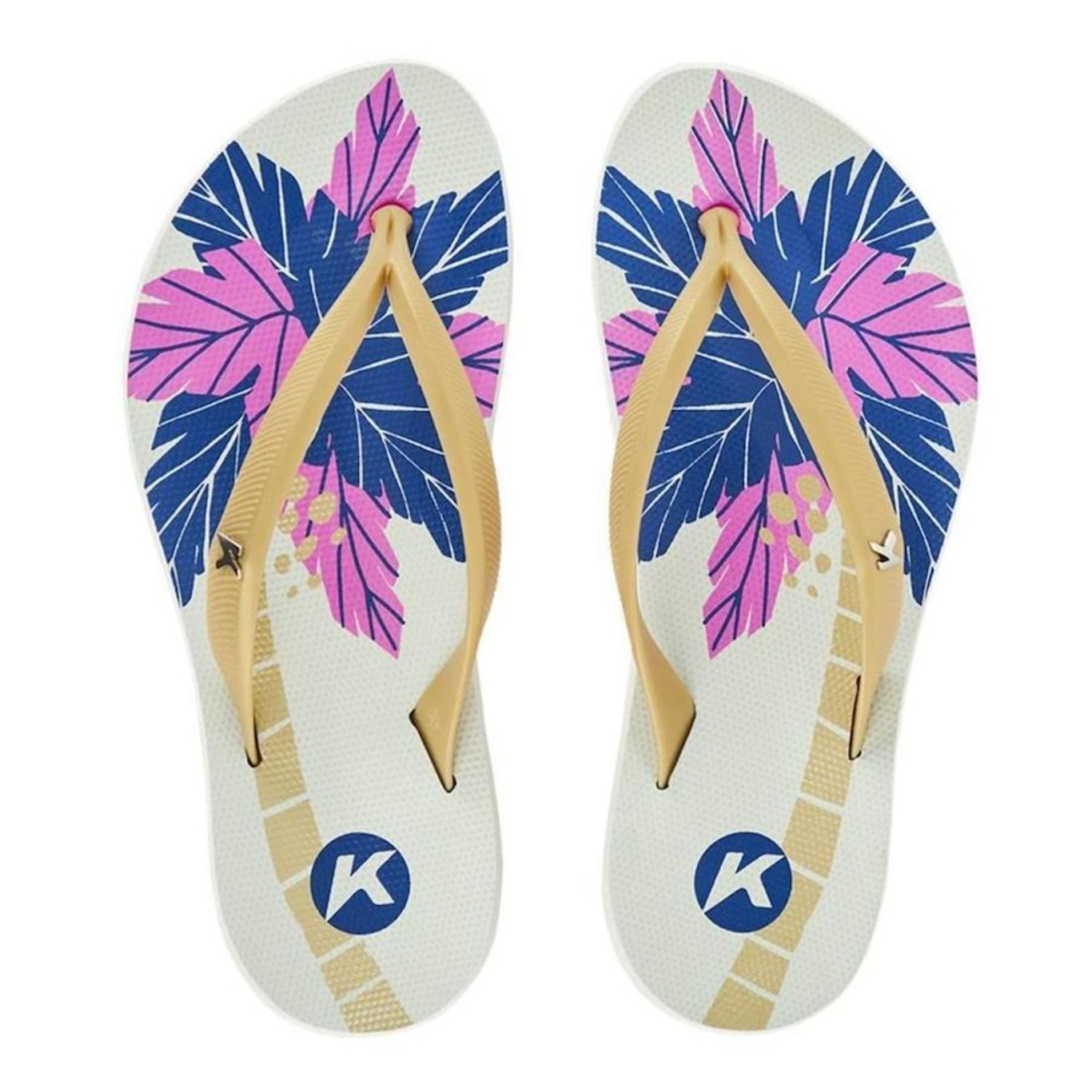 Chinelo Kenner Ibiza Palm Estampada - Feminino - Foto 2