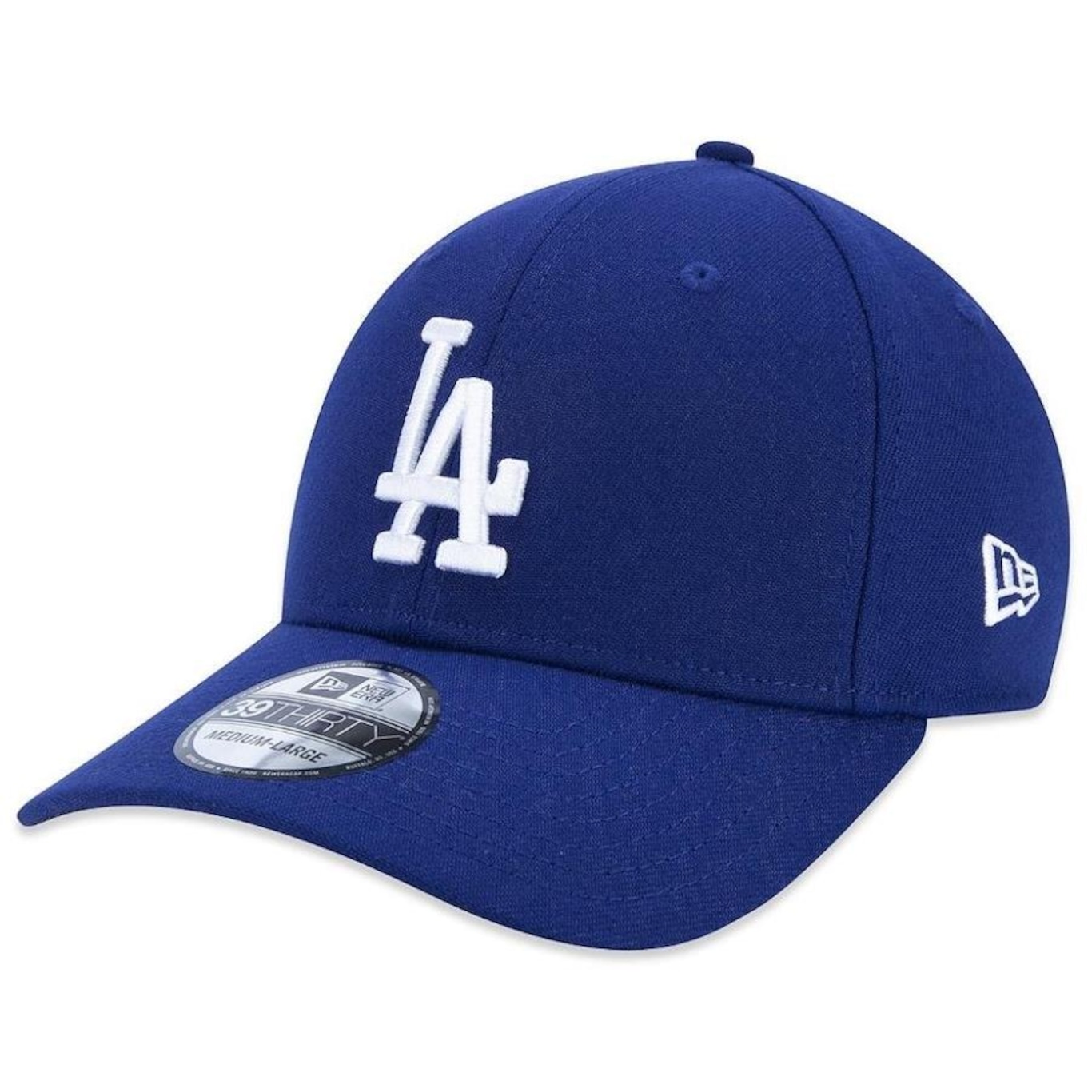 Boné Aba Curva New Era 3930 Los Angeles Dodgers Mlb Core - Fechado - Adulto - Foto 1