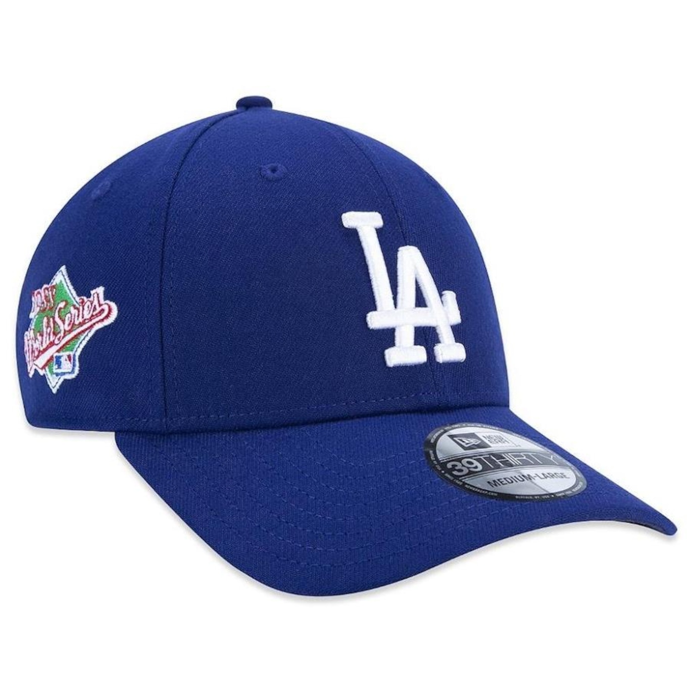 Boné Aba Curva New Era 3930 Los Angeles Dodgers Mlb Core - Fechado - Adulto - Foto 3