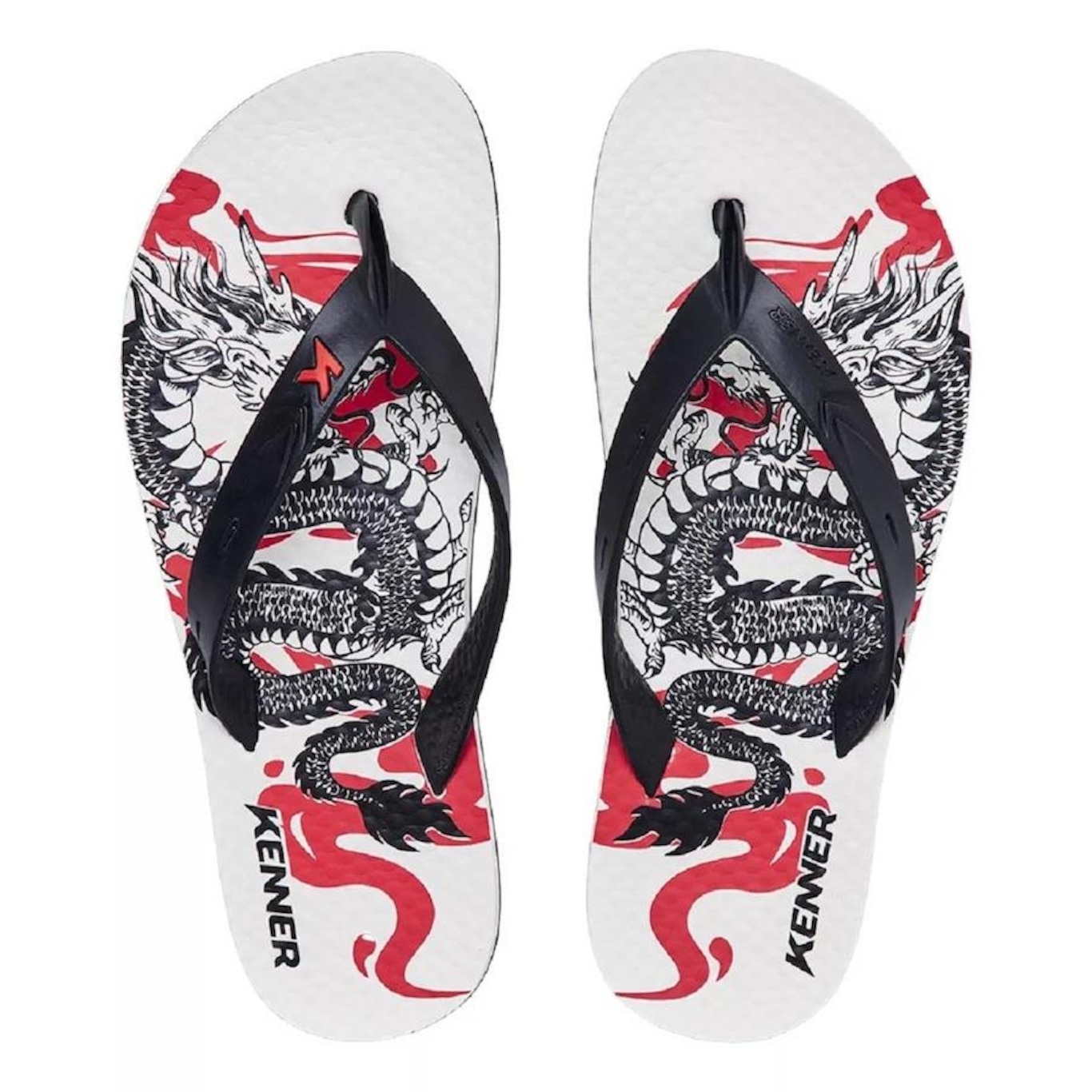 Chinelo Kenner Dku -01 Summer Dragon - Masculino - Foto 1