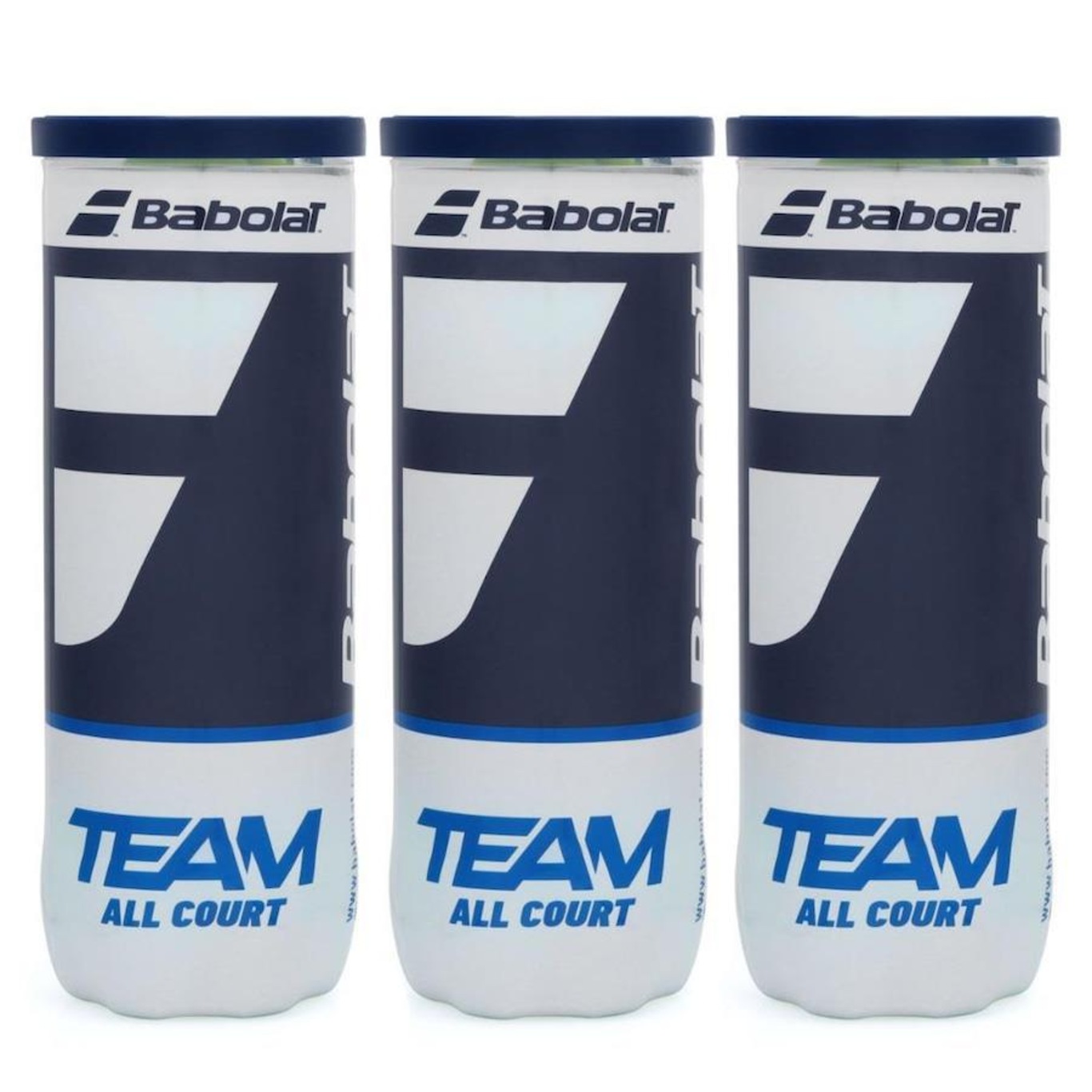 Bola de Tênis Babolat Team All Court Pack com 3 Tubos - Foto 1