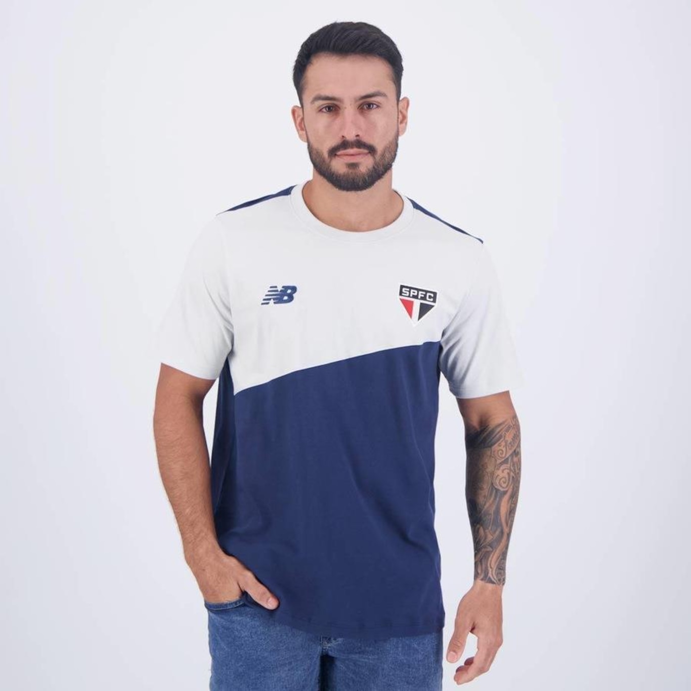 Camisa do São Paulo II New Balance Viagem 2024 - Masculina - Foto 1