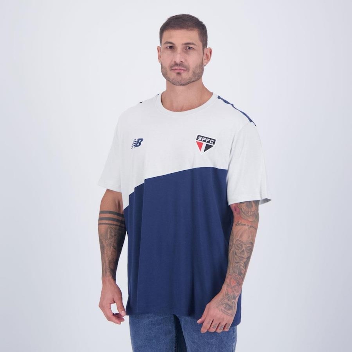 Camisa do São Paulo II New Balance Viagem 2024 - Masculina - Foto 2