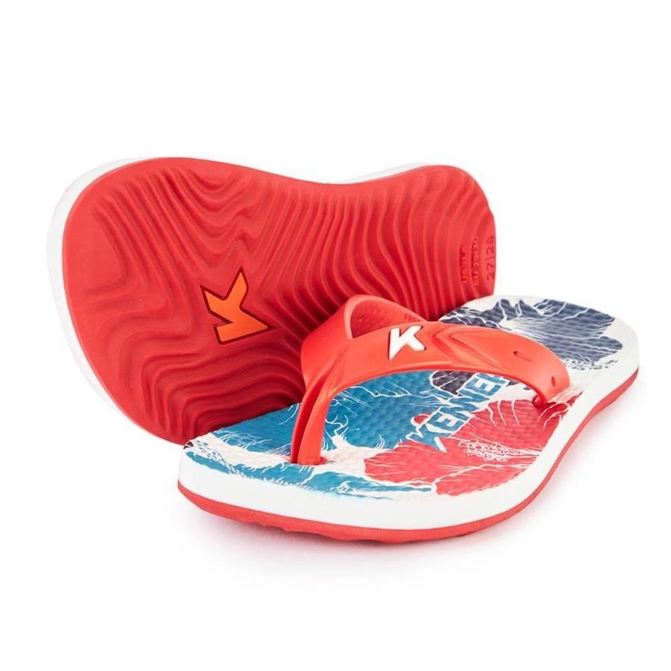 Chinelo Kenner Summer Hibisco Kids - Infantil - Foto 1