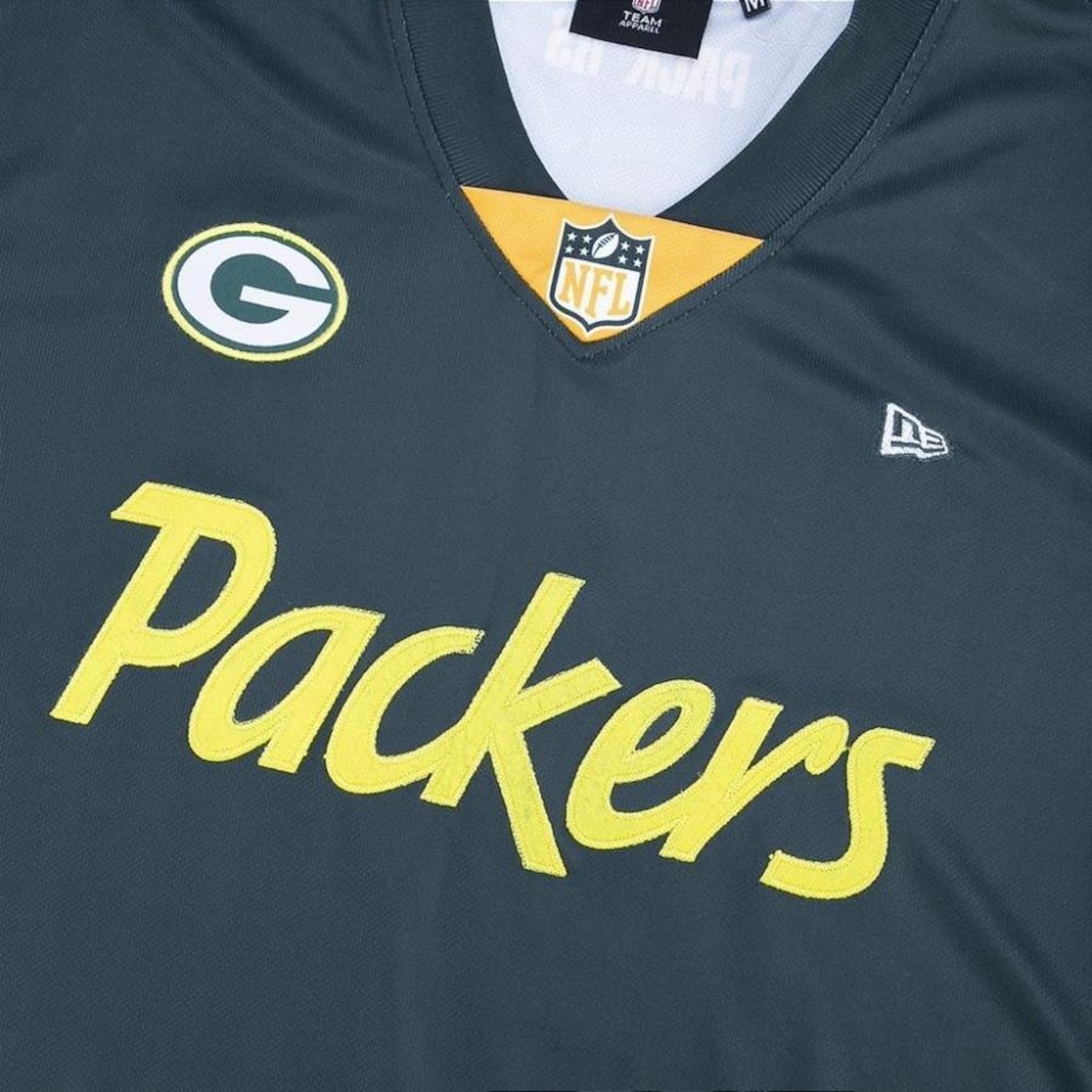 Camiseta Jersey New Era Bay Packers Core Nfl 100 - Masculina - Foto 3