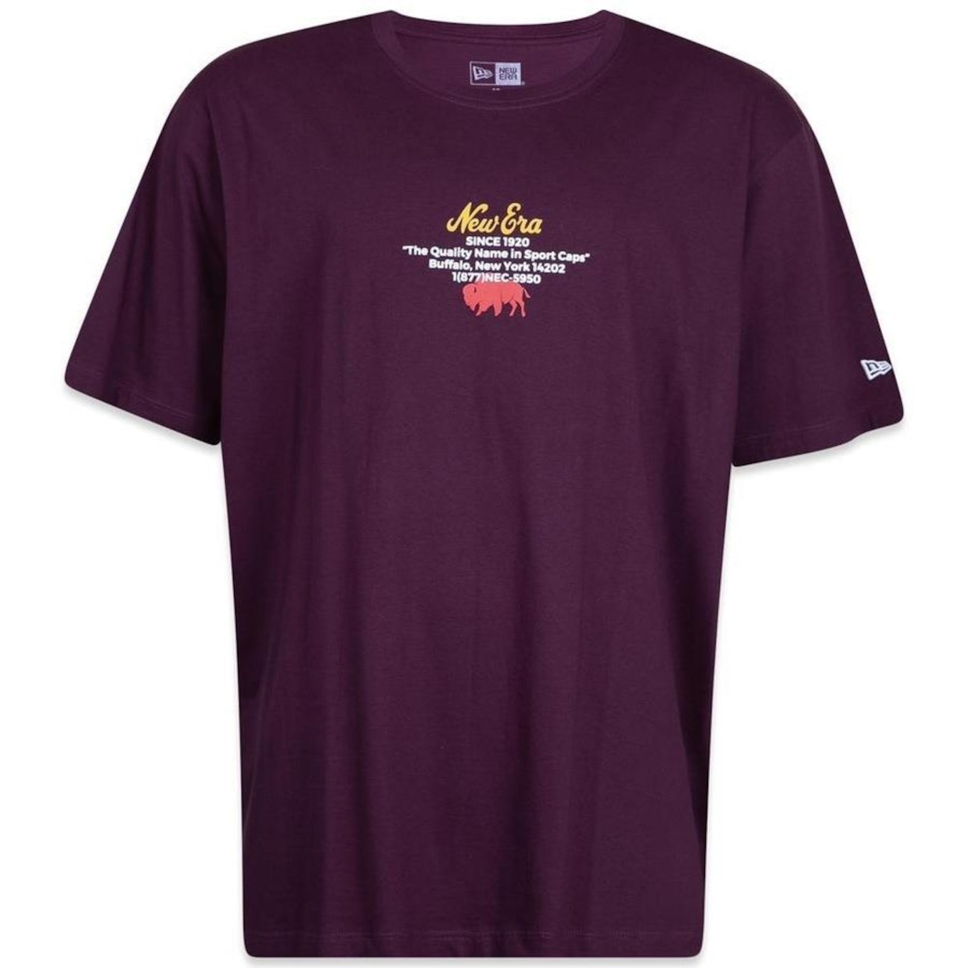 Camiseta New Era Plus Size Logo History - Unissex - Foto 1