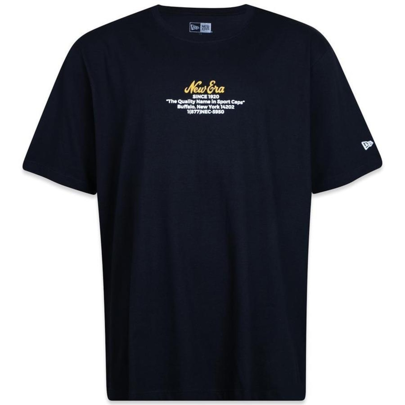 Camiseta New Era Plus Size Logo History - Masculina - Foto 1